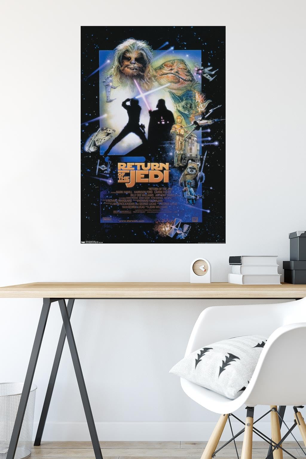 Trends International 24X36 Star Wars: Return Of The Jedi - One Sheet 1 Wall Poster, 36L X 24W, Unframed Version
