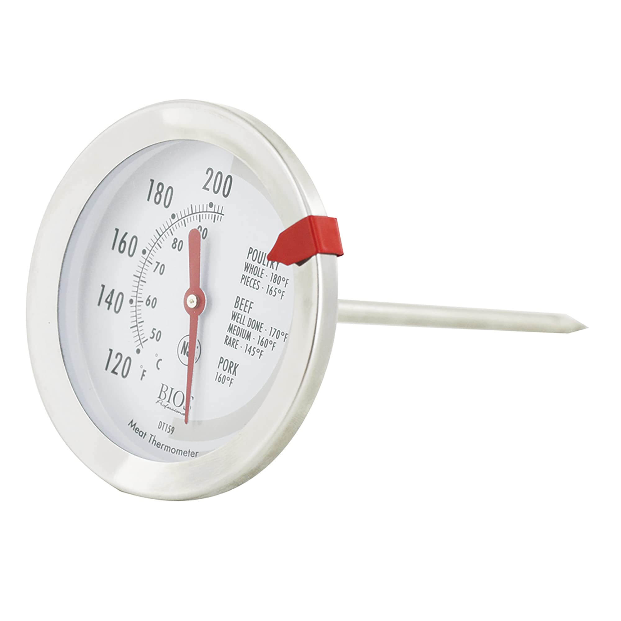 Bios Professional Meat And Poultry Thermometer, White