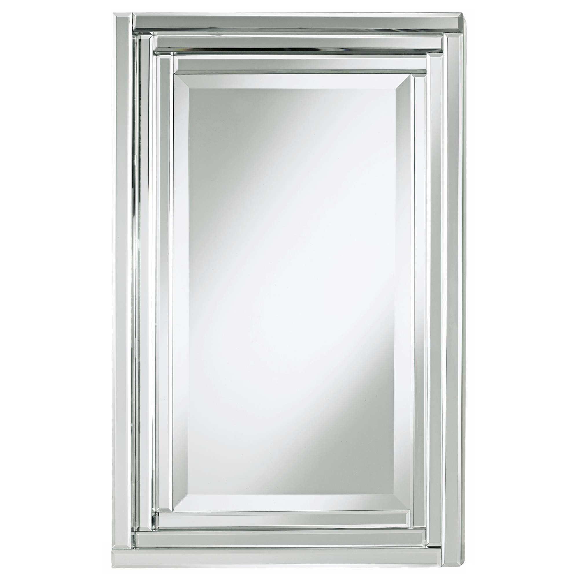 Uttermost Frameless Paneled Box Mirror