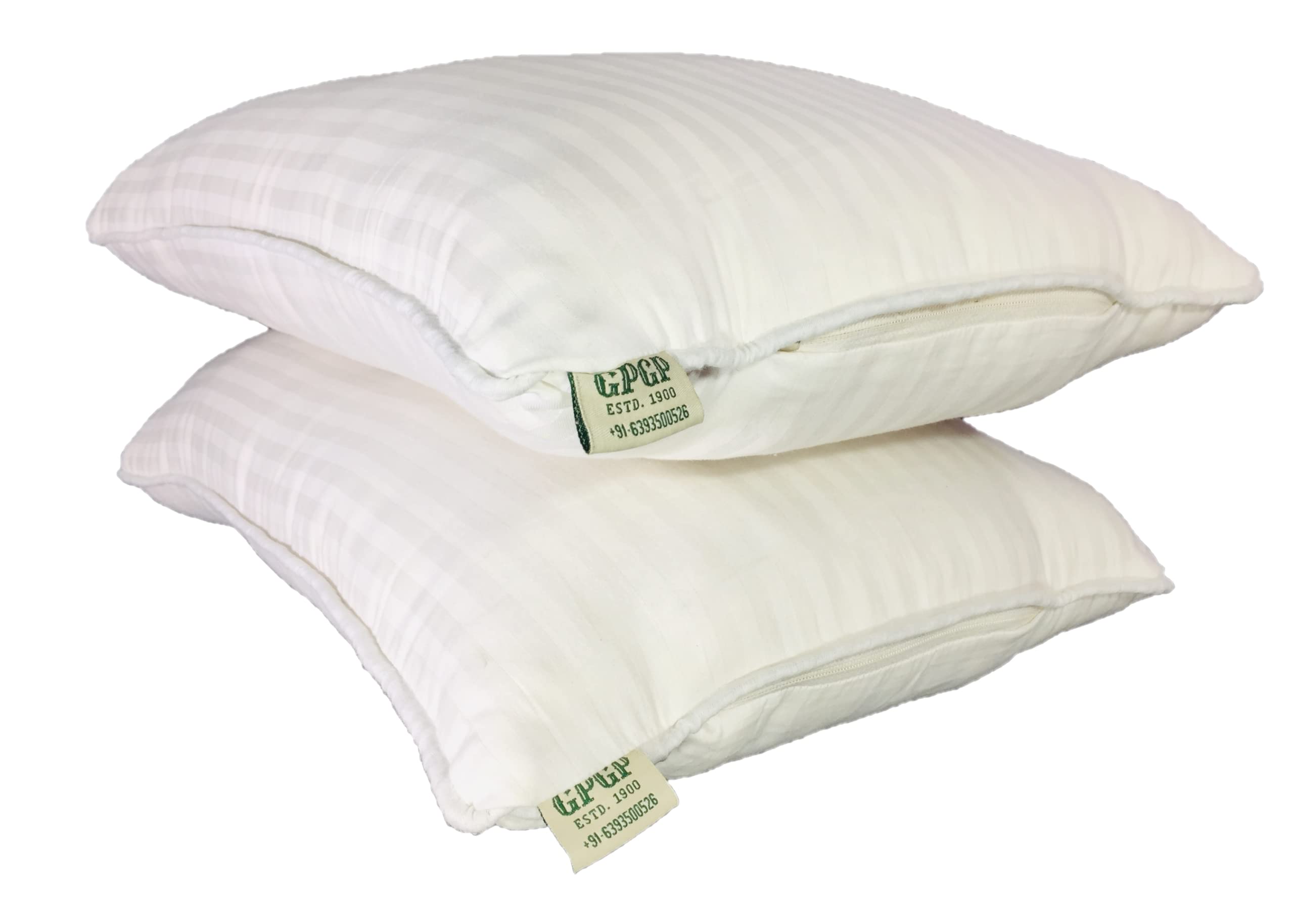 Gpgp Ilavam Panju Pillows | Semal Cotton Sleeping Pillows | Size: 24 X 16 Inch | 100% Organic Desi Kapas | Natural Sleeping Comf
