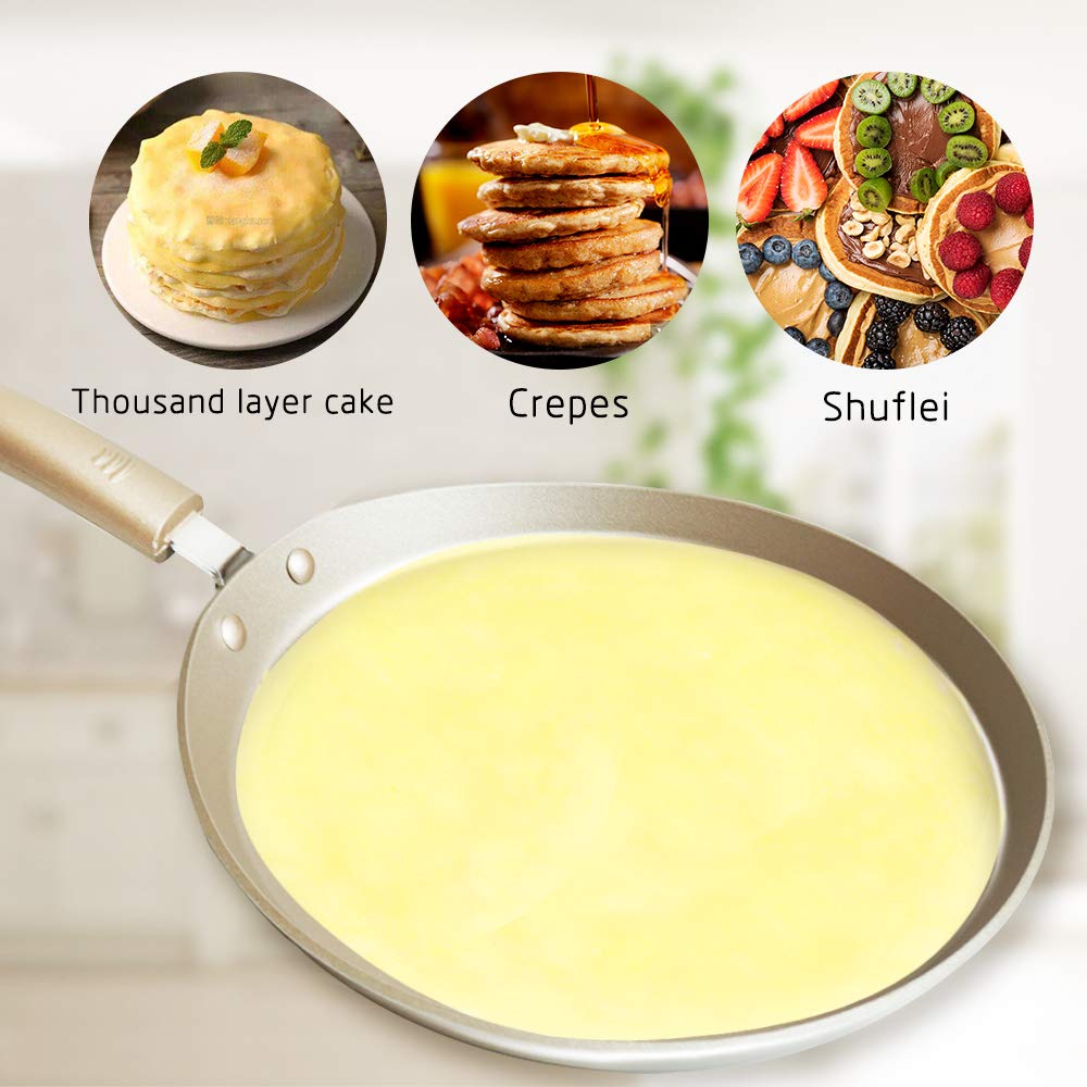 Soldadito Crepes Pancake Pans Nonstick Frying Pan Induction Omelette Skillet Carbon Steel Griddle Flat Pan Crepe Maker With Acce