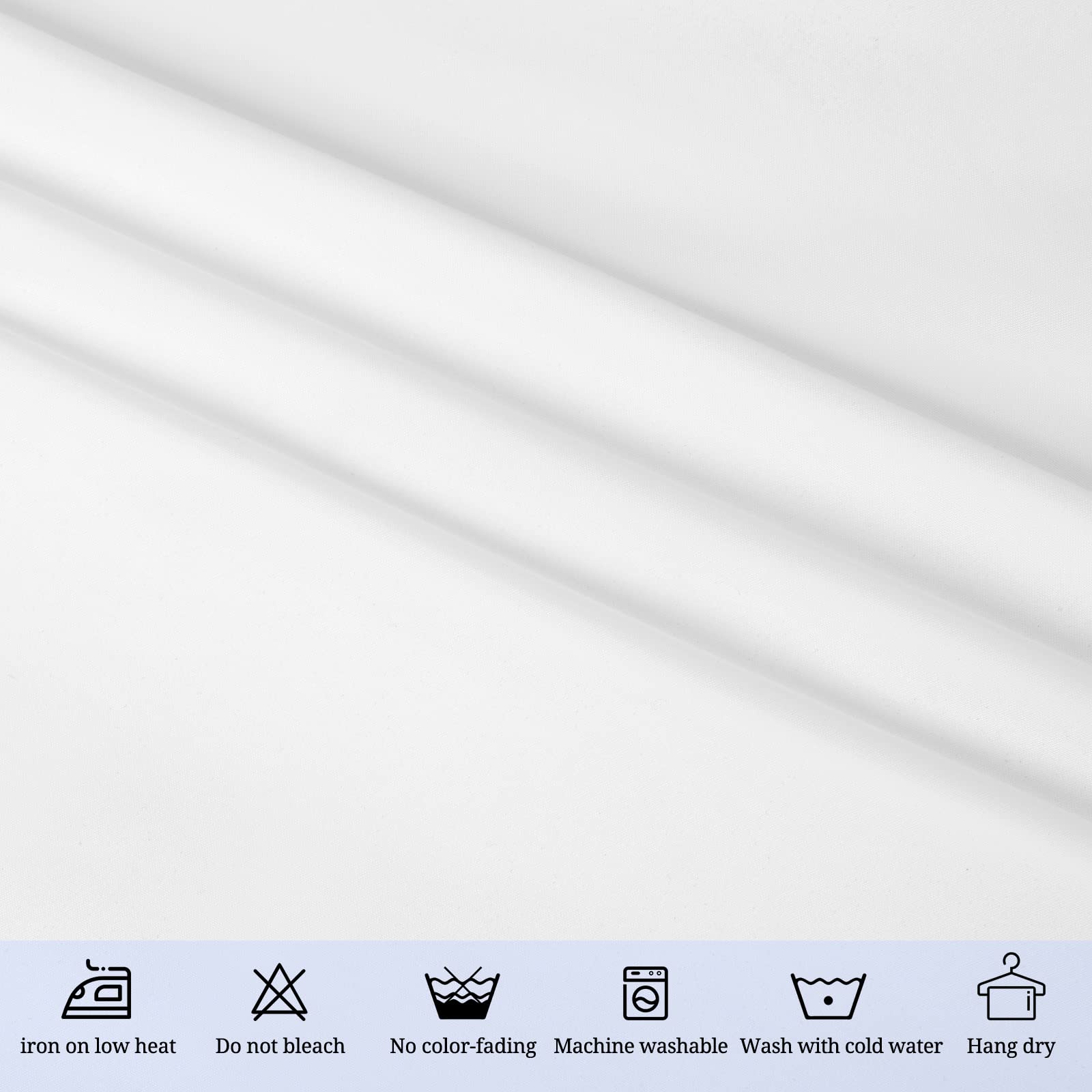 10 Pack Polyester Tablecloth, 60 X 102 Inch White Polyester Table Cloth For 6 Feet Rectangle Tables, Stain And Wrinkle Resistant