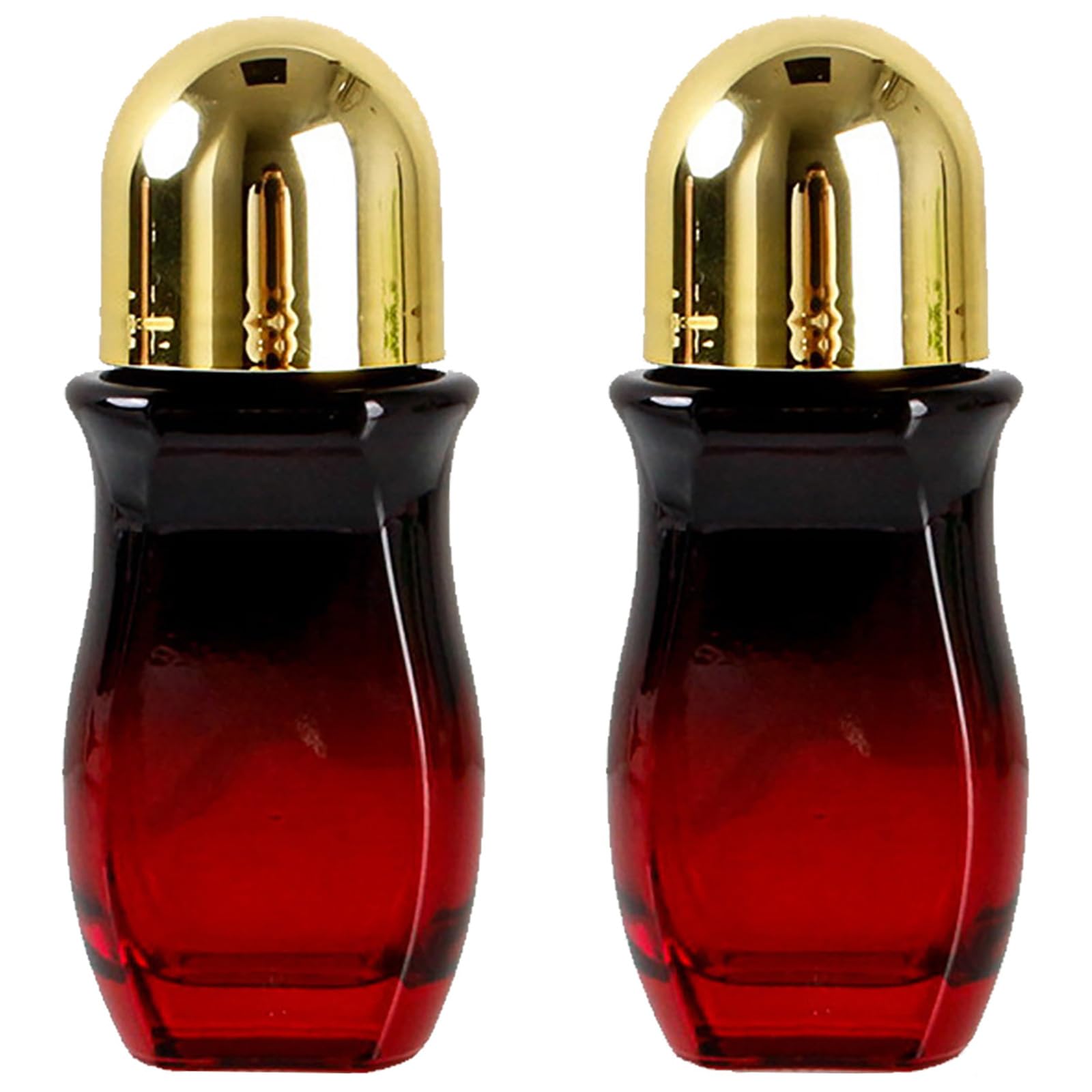 Ljjcsff 2Pcs 50Ml Glass Roller Bottles Large Empty Roller Ball Bottle Leak Proof Refillable Rollerball Bottles For Perfume Essen