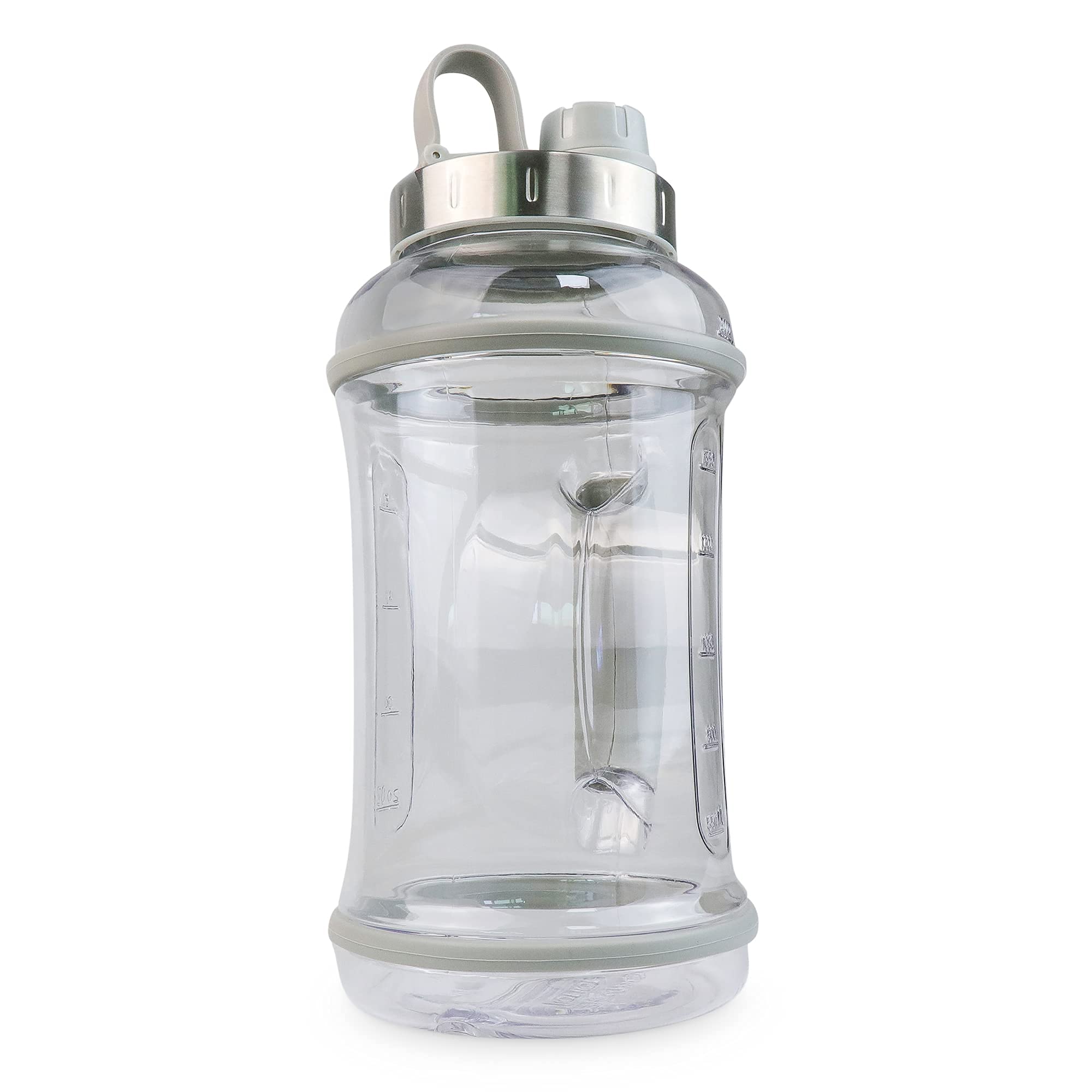 Flash Popup 70Oz Sport Water Bottle With Twist Off Lid Clear Bottle Leakproof Water Jugs Half A Gallon Bottle