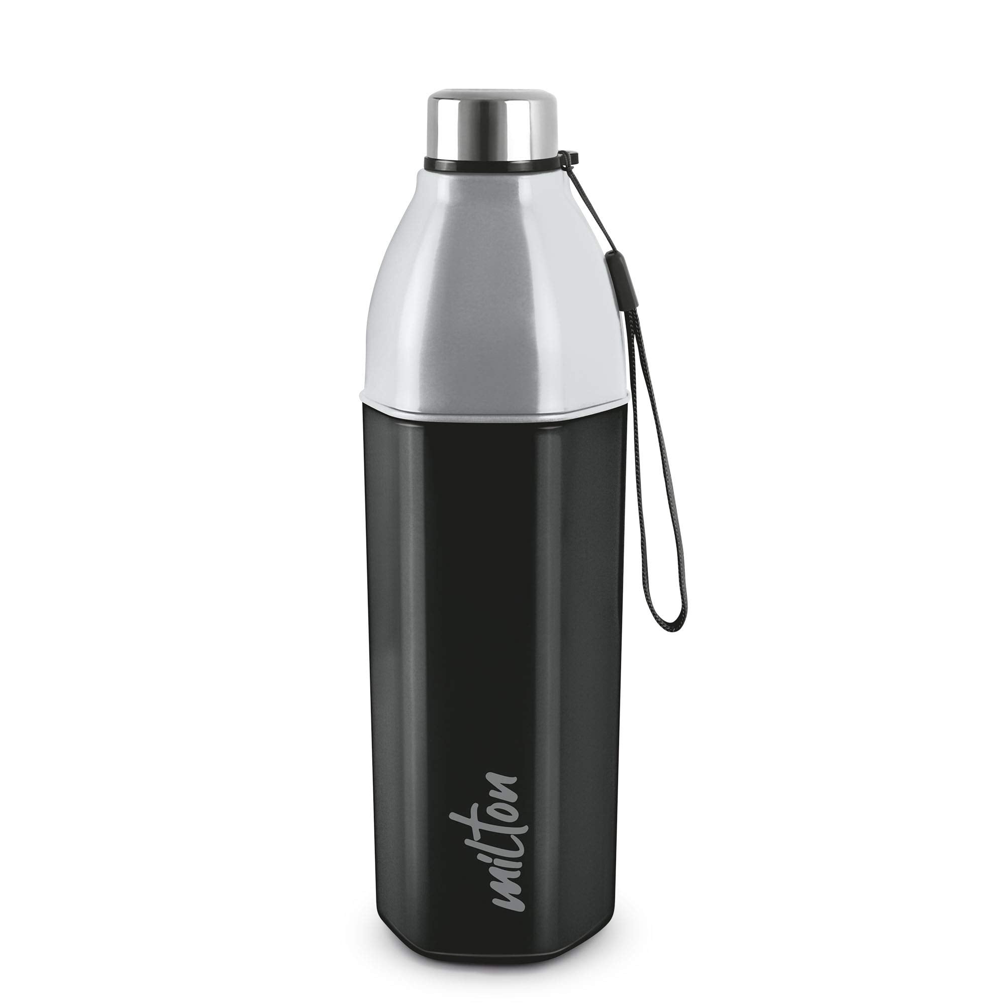 Milton Kool Hexone 600 Insulated Water Bottle, 465 Ml, Blue | Leak Proof | Easy Grip | Bpa Free | Easy To Carry | Odourless - Pl