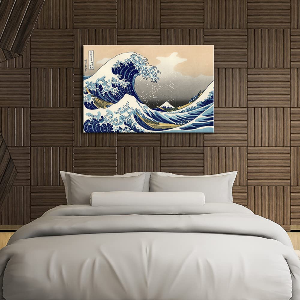 Wieco Art Great Wave Of Kanagawa Katsushika Hokusai Giclee Canvas Prints Wall Art Abstract Seascape Pictures Paintings For Livin