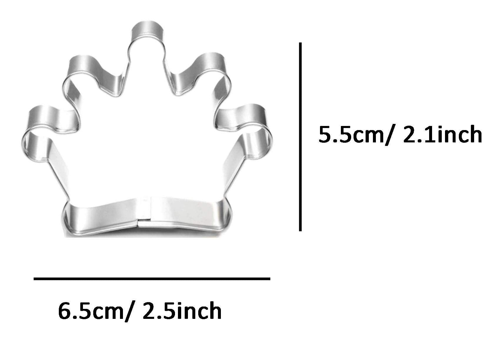 Zdywy Queen Tiara Crown Shaped Cookie Cutter