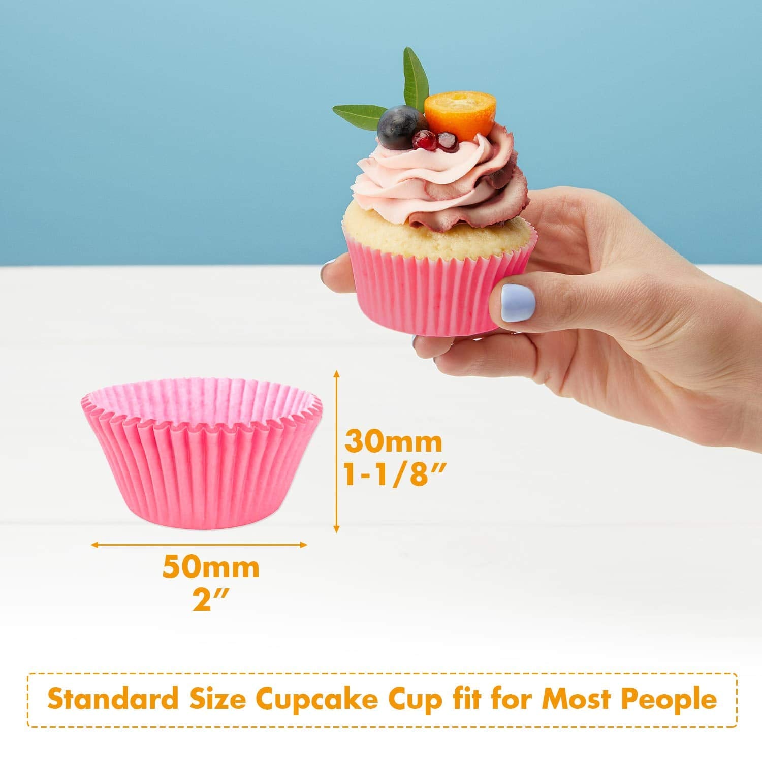 Selizo 600 Pcs Cupcake Liners Cupcake Wrappers Cupcake Paper Baking Cups For Cake Balls, Muffins, Cupcakes And Candies, Assorted