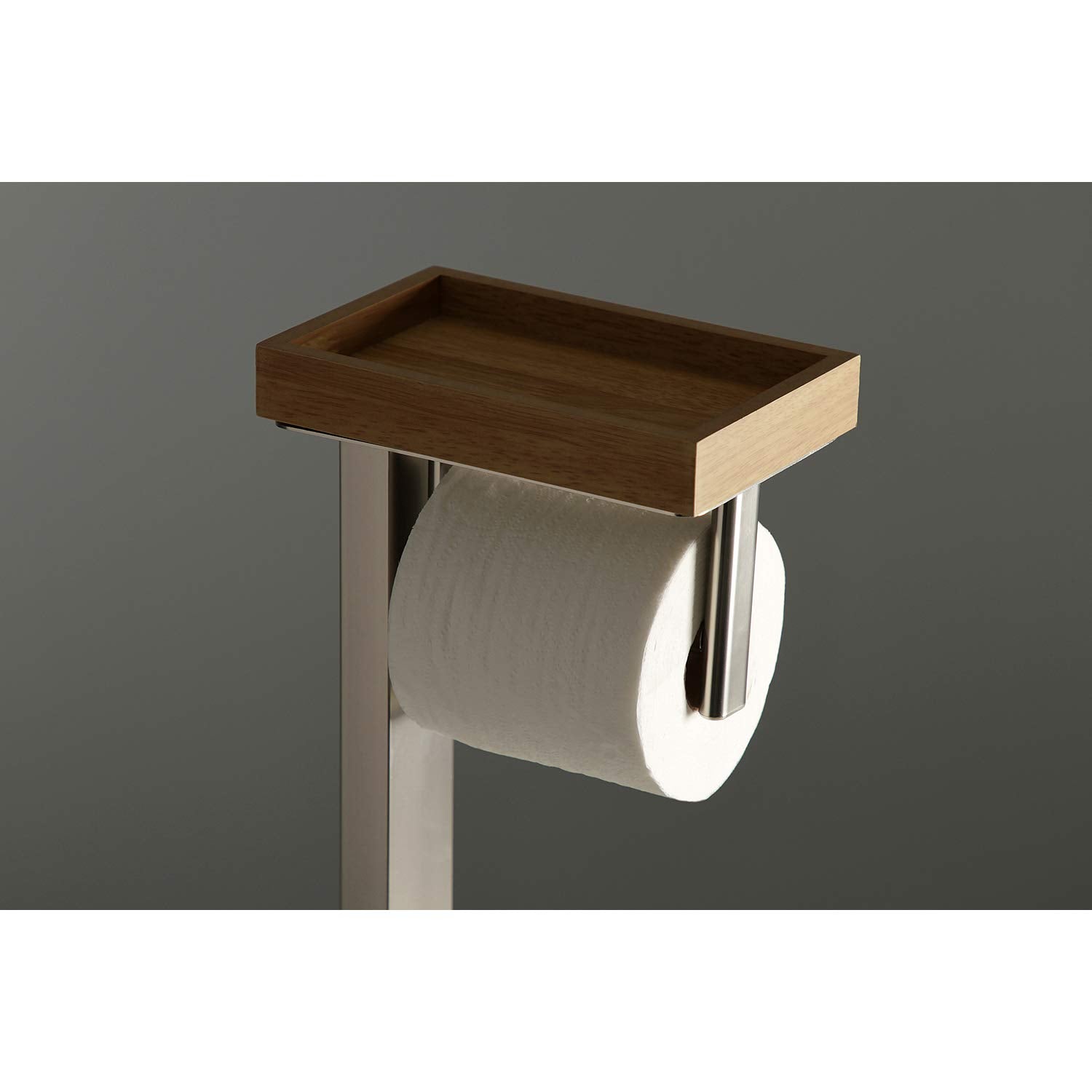Kingston Brass Scc8508 Edenscape Toilet Paper Holder, Brushed Nickel 7.88 X 7.88 X 29.13