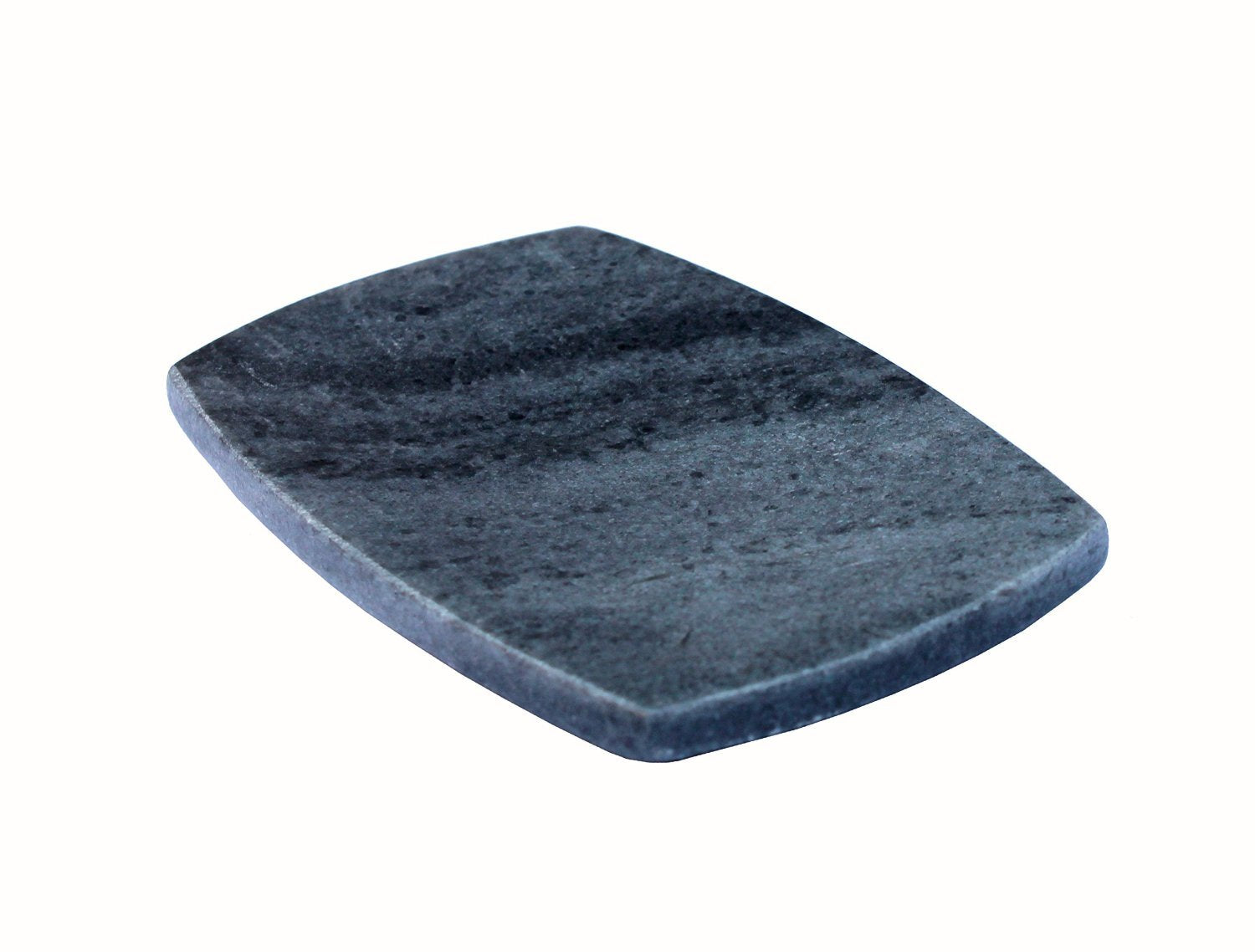 Kleo Natural Stone Soap Dish Or Bath Accessories For Bath Tub Or Wash Basin (Black With Natural Lines)