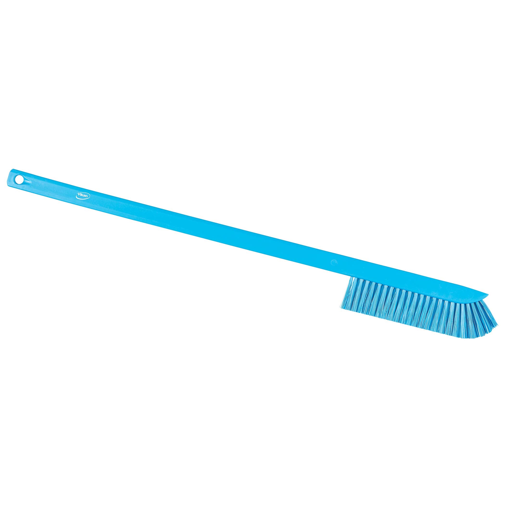 Vikan Ultra-Slim Cleaning Brush With Long Handle, 23.62'' Medium, Blue, One Size, Multi