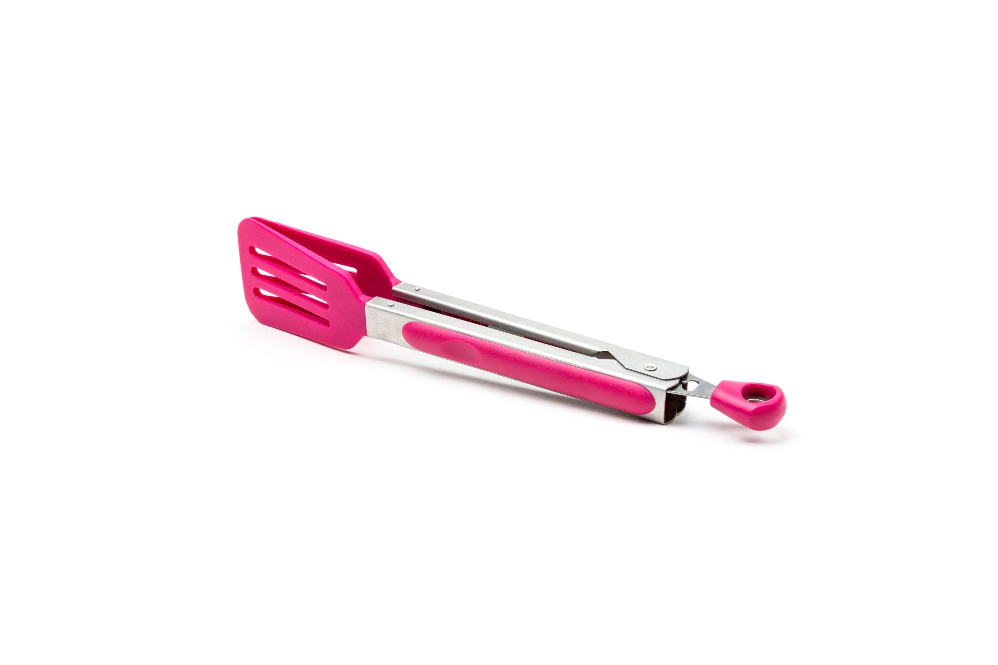 Fox Run Craftsmen, Us Kitchen, Foxw9 Locking Tongs, 1.25 X 2.25 X 10.75 Inches, Pink
