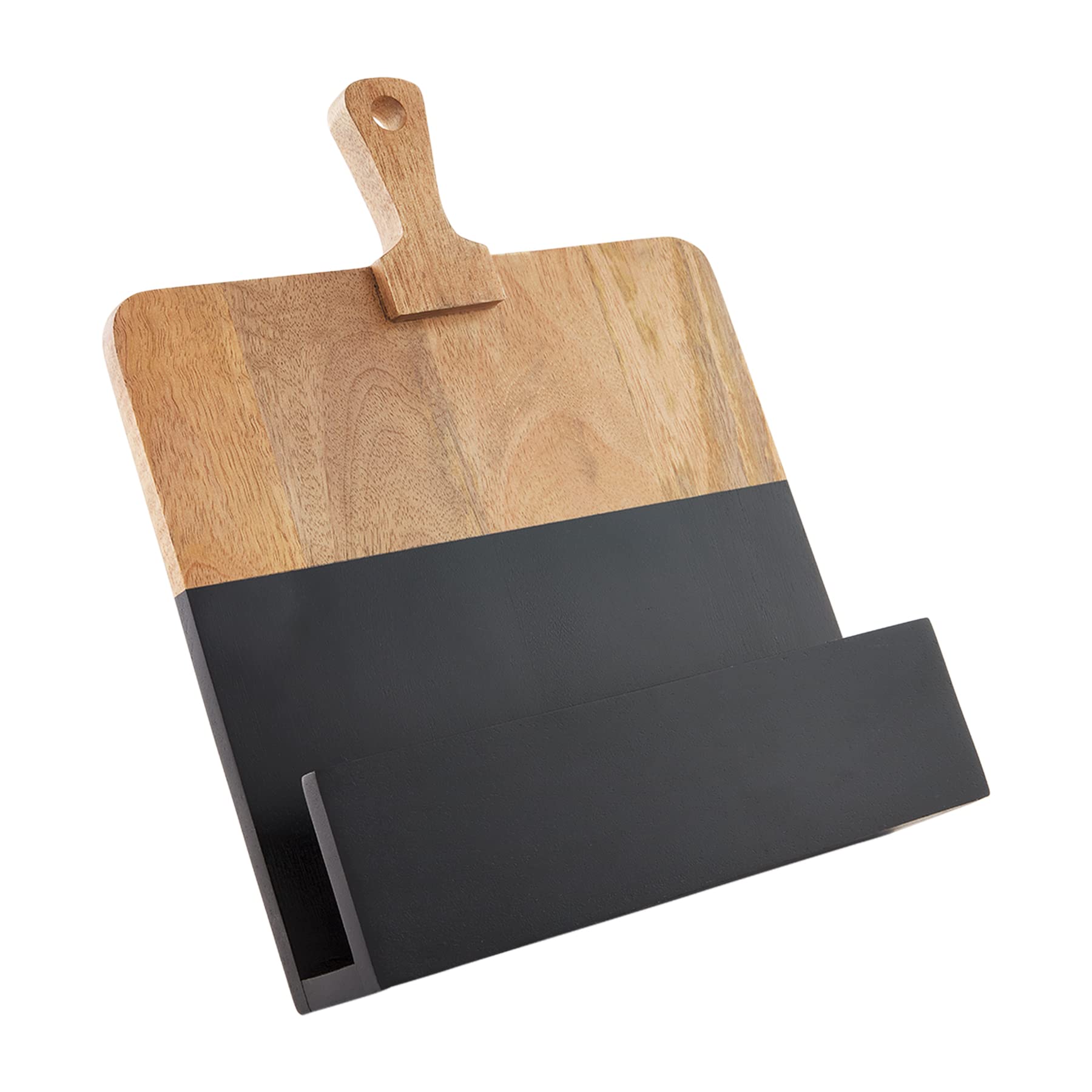 Mud Pie Wooden Cookbook Holder, Black/Brown, 13 1/2'' X 11 1/4''
