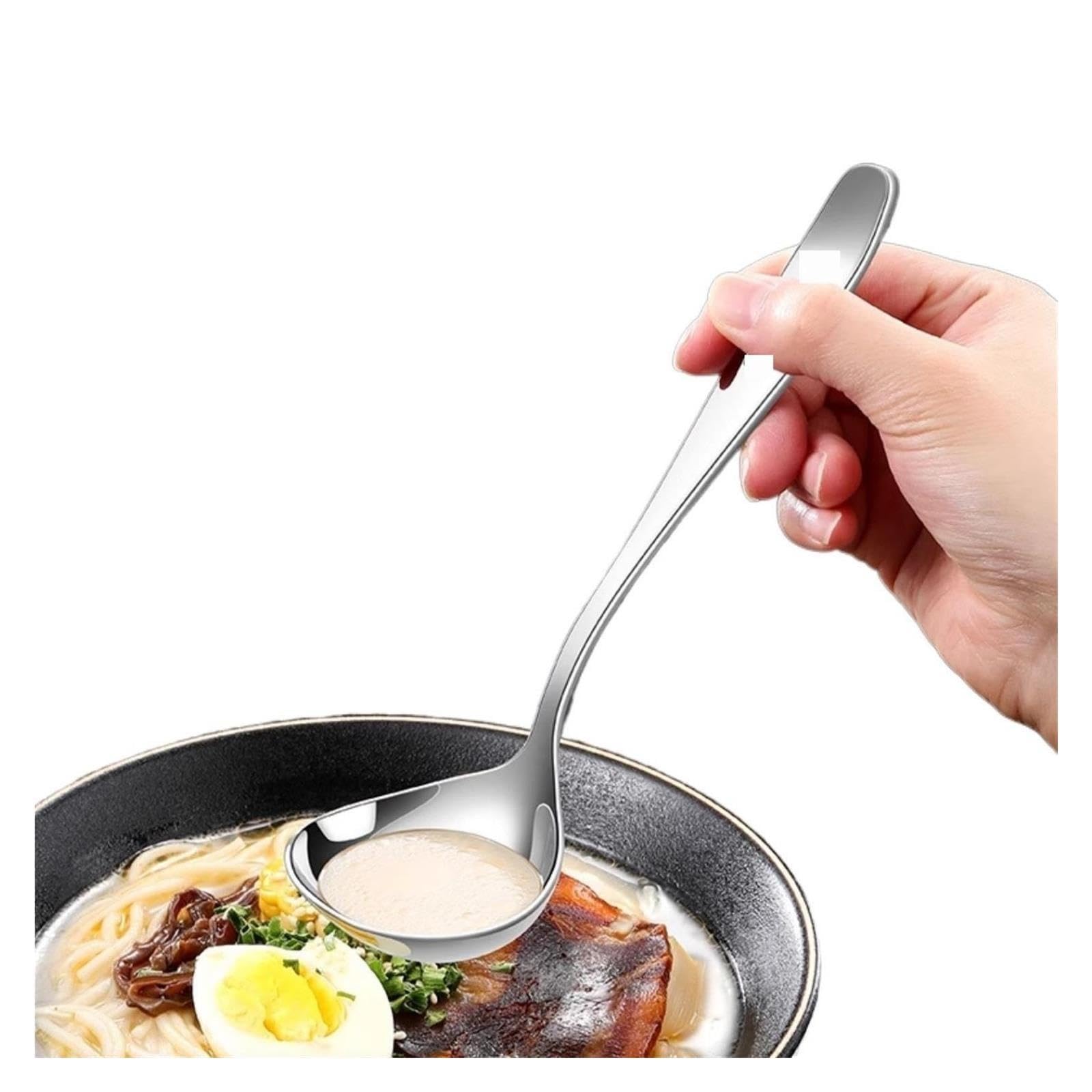304 Steel Soup Ladle 3.5mm Thick Spoon Banquet