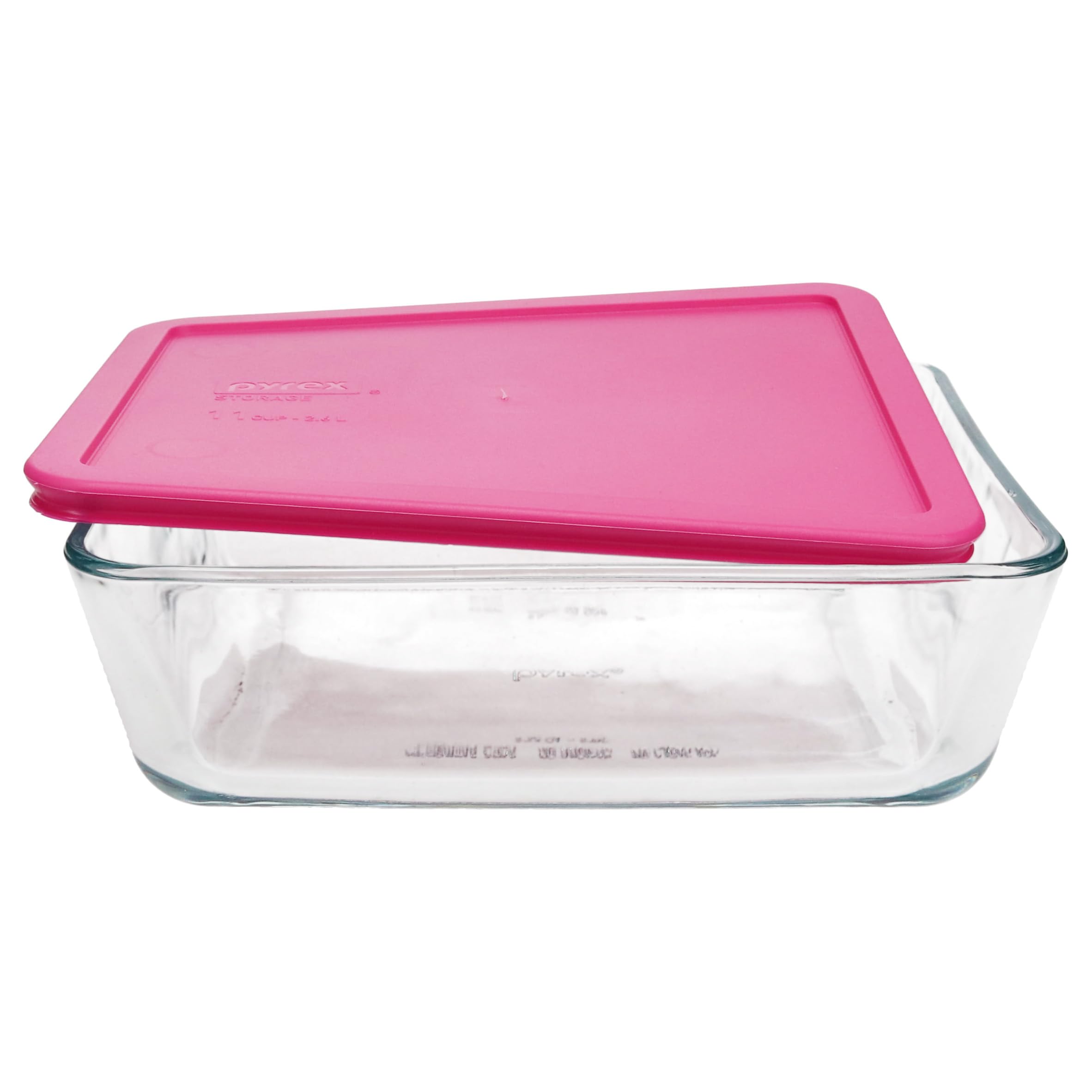 Pyrex 7212 11 Cup Glass Dishes & 7212PC Lids (2Pack)  Made in USA