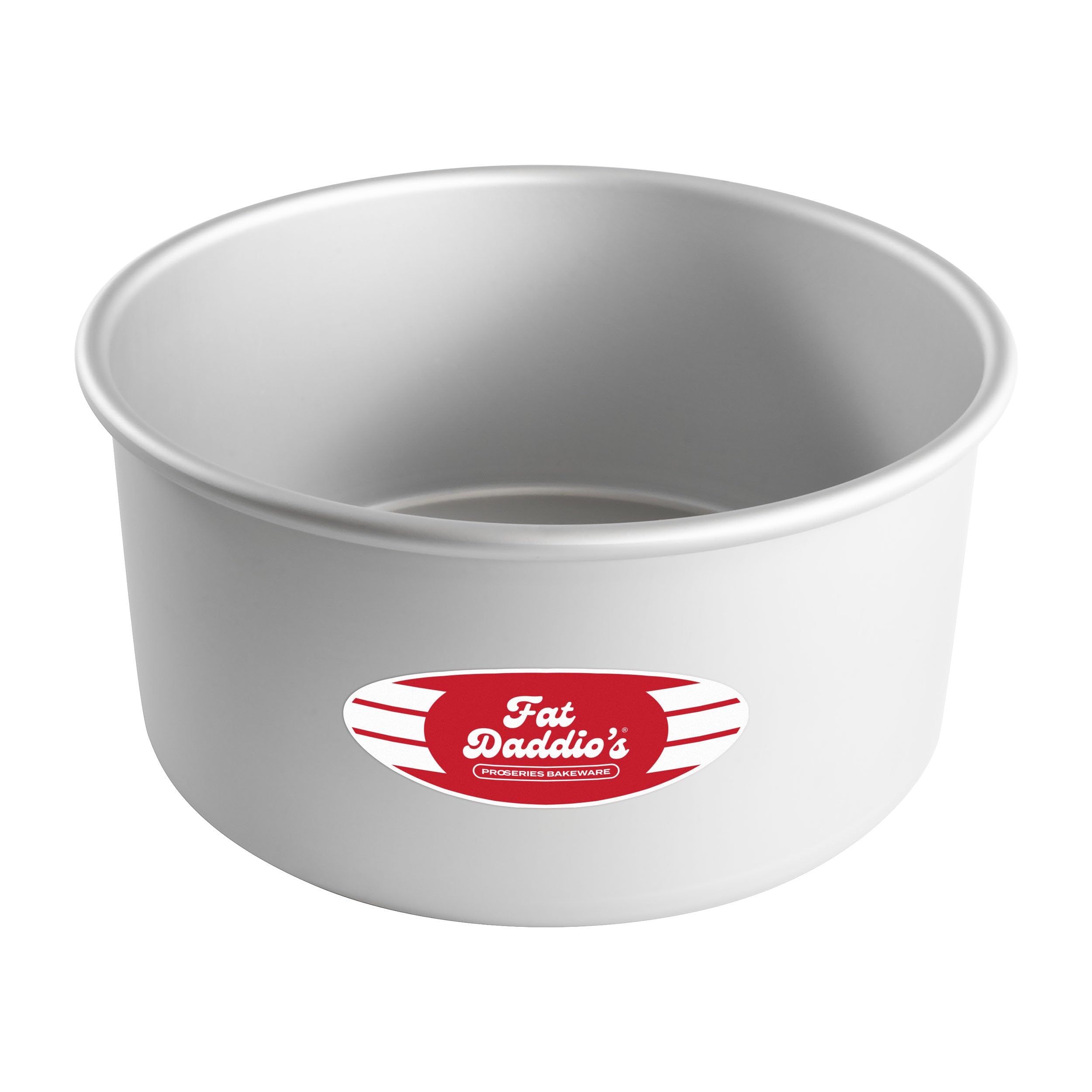 Fat Daddio'S Prd-84 Anodized Aluminum Round Cake Pan, 8 X 4 Inch