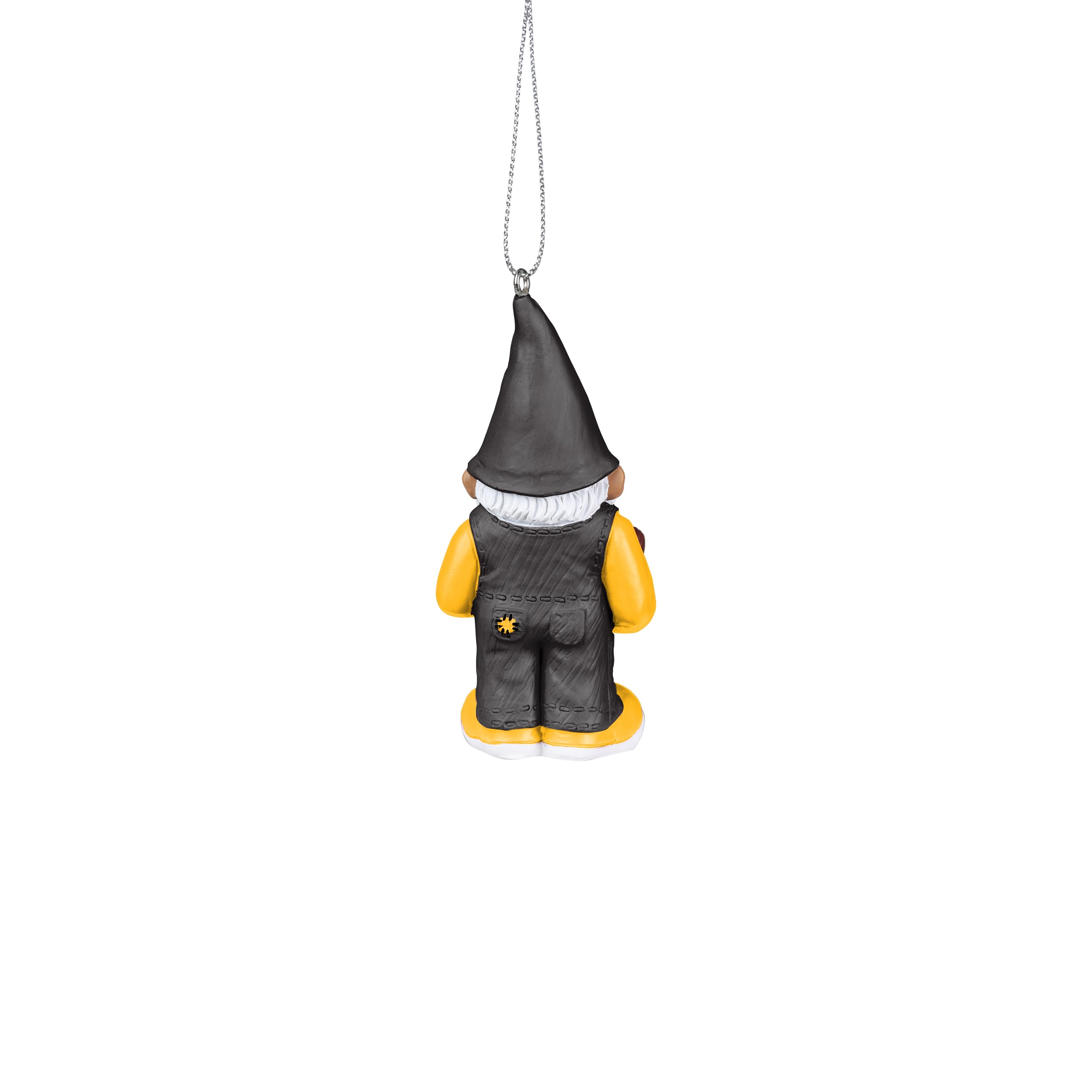 FOCO - NFL Officially Licensed 3.5 Gnome Resin Xmas Christmas Tree Team Hanging Ornament (Pittsburgh Steelers)