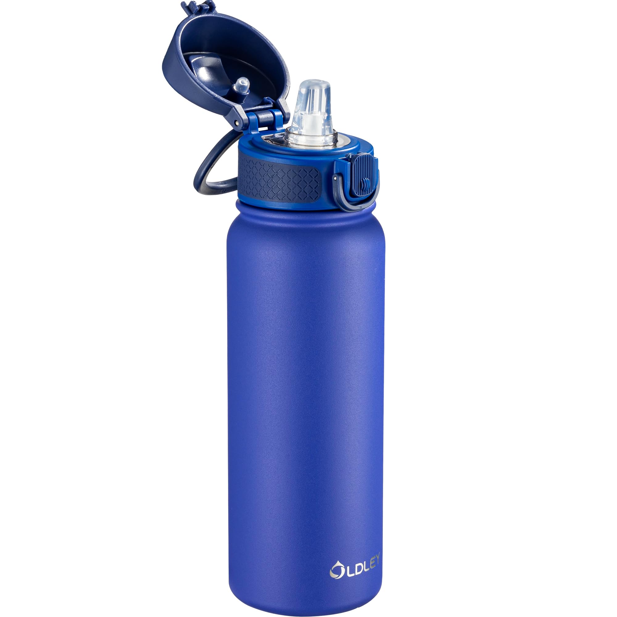 OLDLEY 20 Oz Insulated Stainless Steel Water Bottle For Kids, With Straws Leak-proof, Kids Water Bottles For School Boys Girls,K