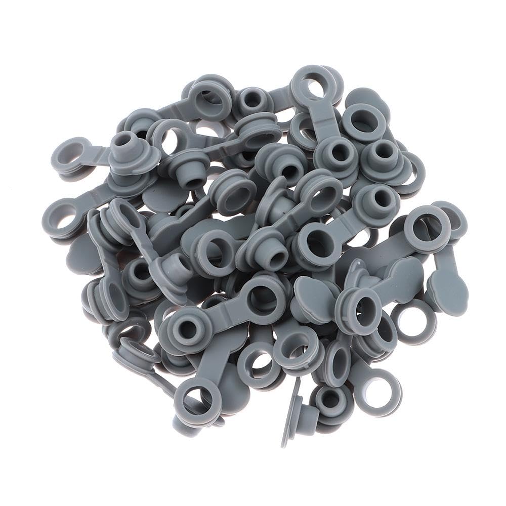 50Pcs Universal Silicone Sealing Bottle Straw Hole Grommets Stopper Lids Straw Plug Replacement For 20/30Oz Cup