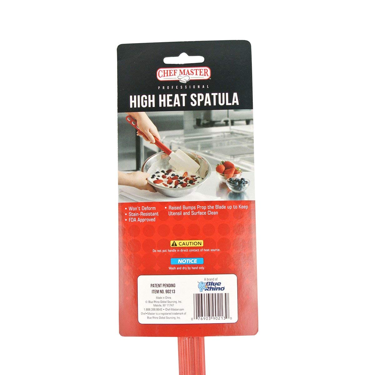 Chef-Master High Heat Spatula, 13.5'', White