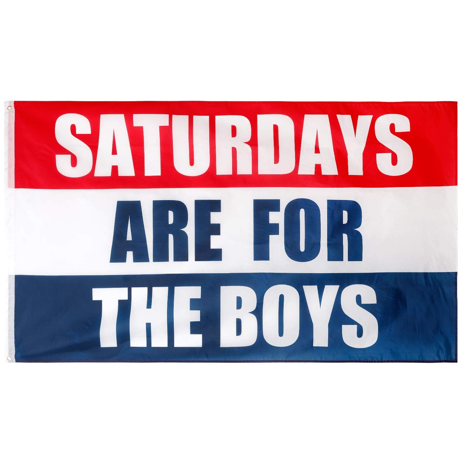 Saturdays Boys Flag, 3X5 Feet, Polyester Cloth Resistant Fading Boy Saturday Flag, Perfect For College Football Games Fraterniti