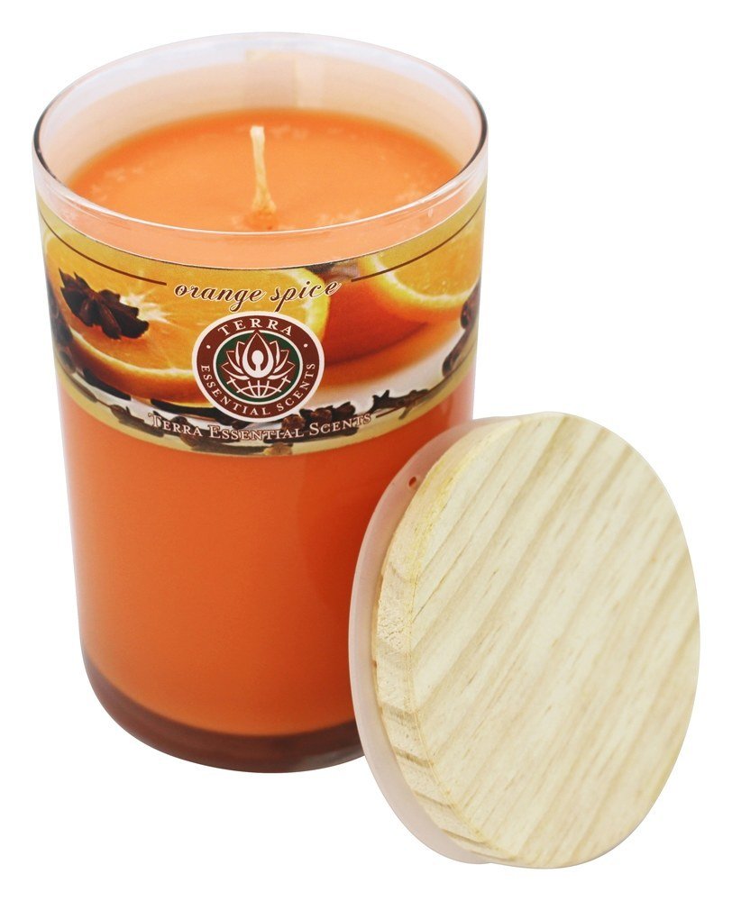 Terra Essential SCENTS L Candle Seasonal Orange, 1 EA