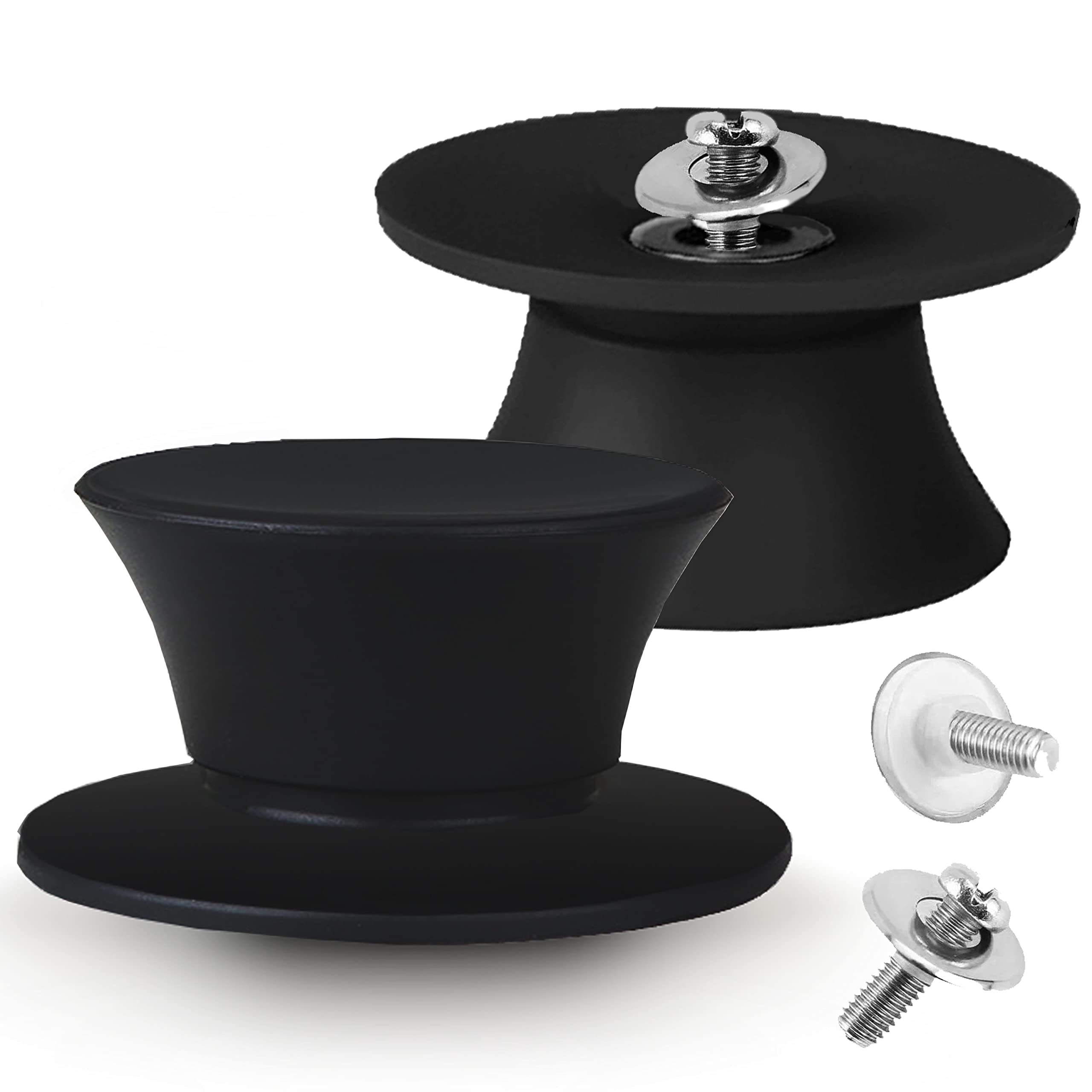 Anaeat Universal Pot Lid Replacement Knobs - Heat Resistant Silicone Pan Lid Holding Handles, Soft Non-Slip Knob For Kitchen Coo