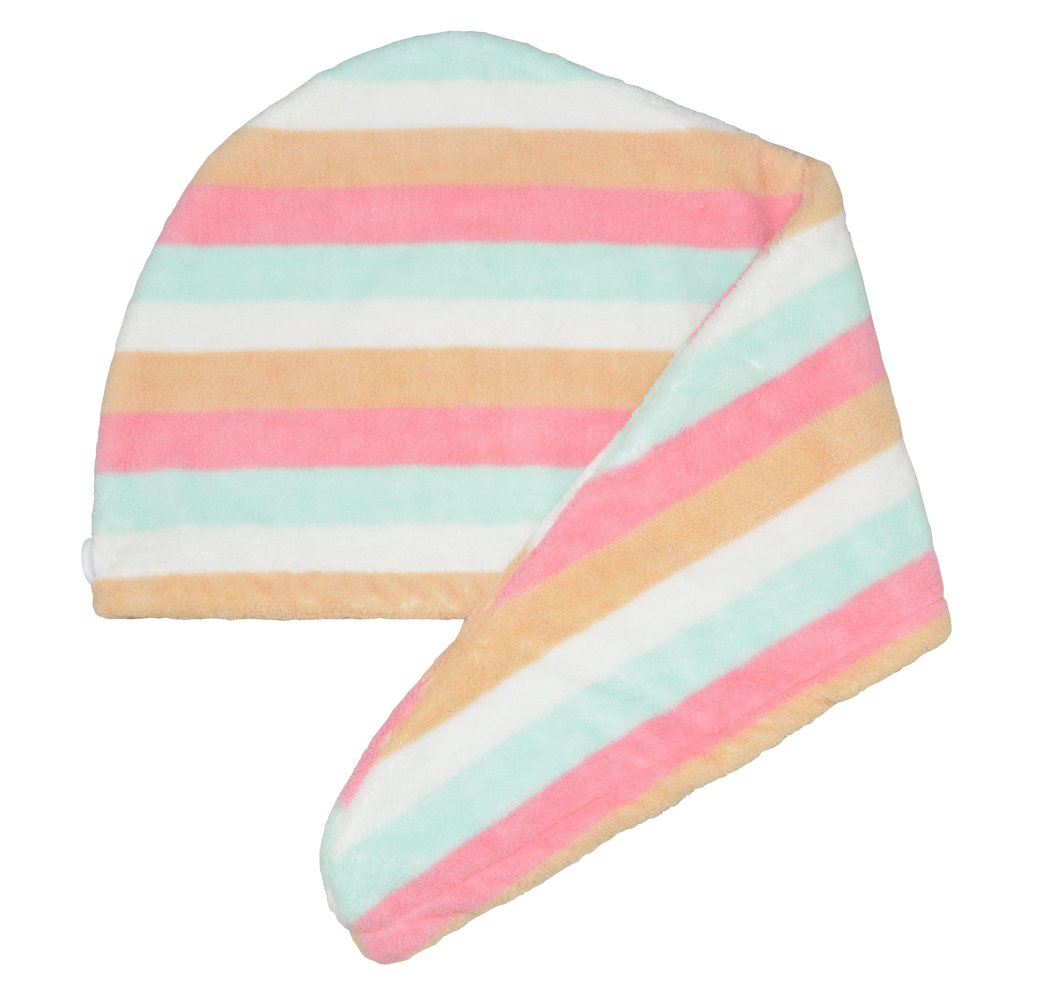 HOPESHINE Women's Soft Shower Hair Towel Twist Hair Turban Wrap Drying Cap Great Gift for Women (Rainbow 3-Pack)