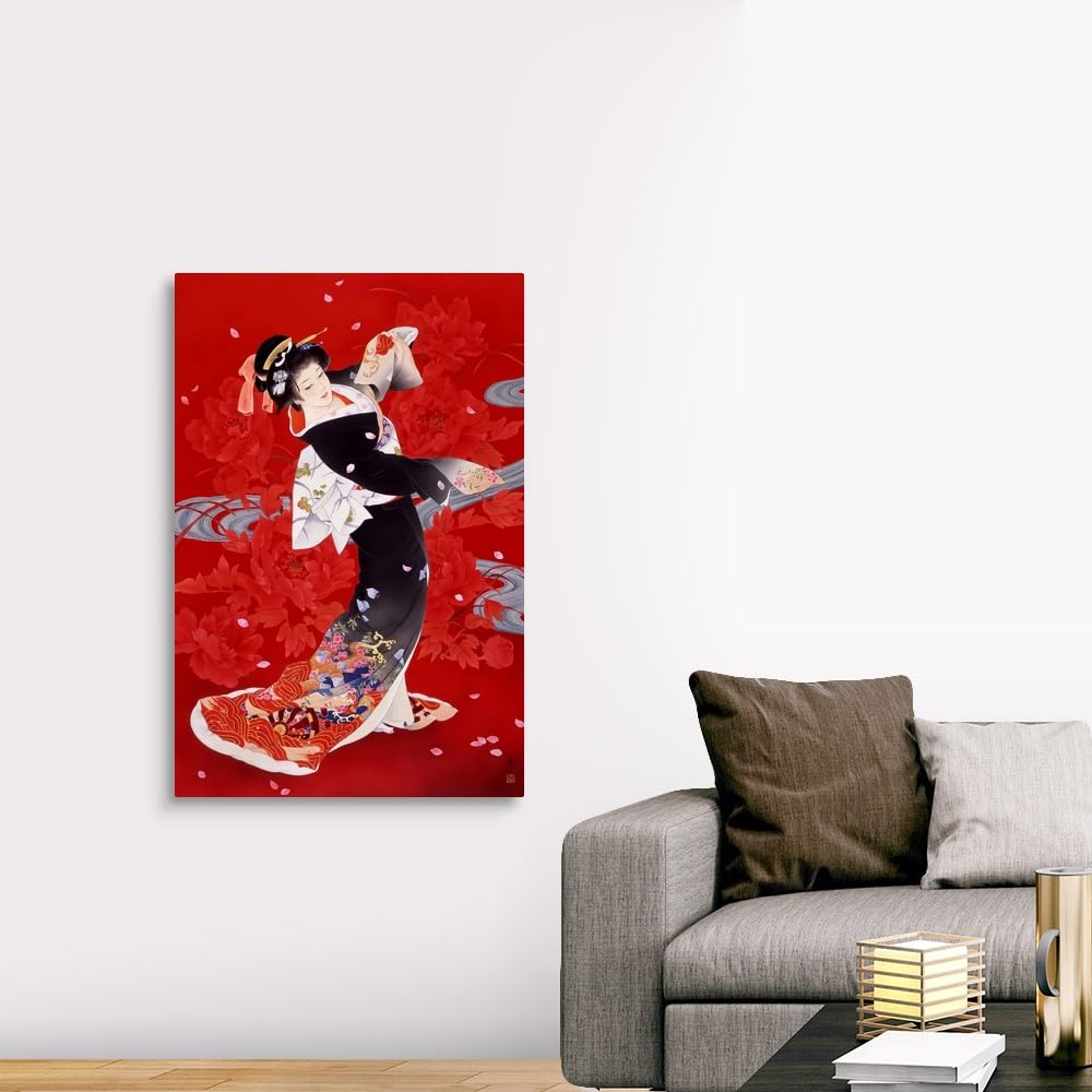 Canvas On Demand Hien Canvas Wall Art Print By Haruyo Morita, Figurative, Home Decor, Beauty Artwork, 32''X48''
