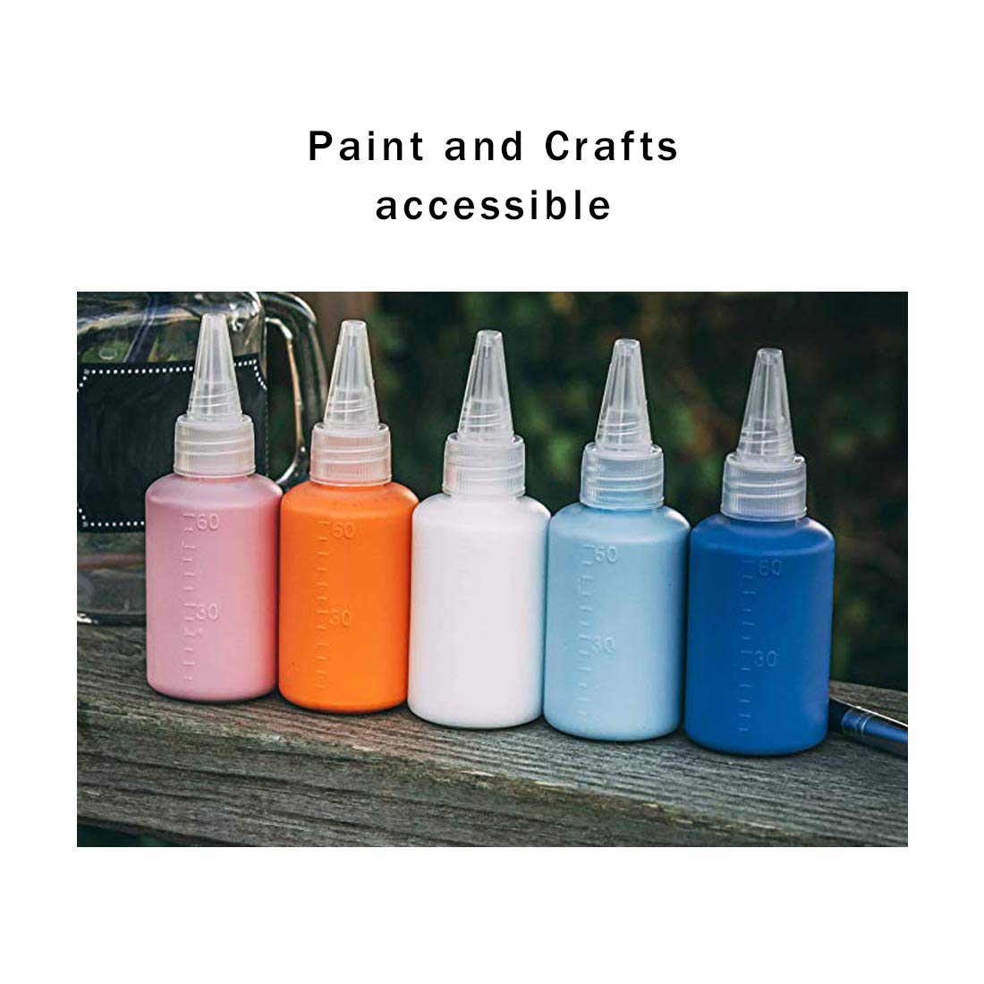 10Pcs Clear Plastic Small Squeeze Bottles, 60Ml/2Oz Empty Squirt Bottle With Twist Top Caps And 2Pcs Mini Funnels For Sauce, Ess