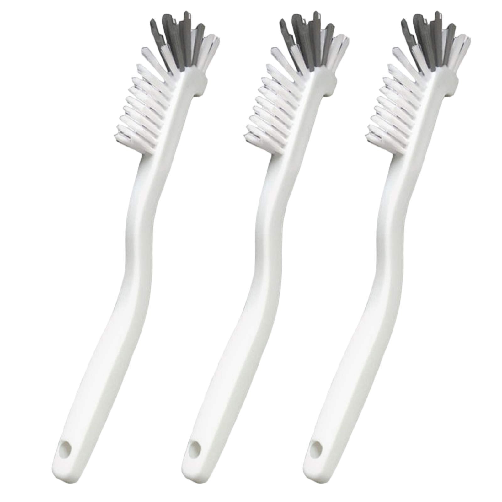 3 Pcs Dish Brush Set, Kitchen Cleaning Brush Bottle Bathroom Scrub Brushes, Heavy Duty Multipurpose Scrub Tool - Commercial Scru