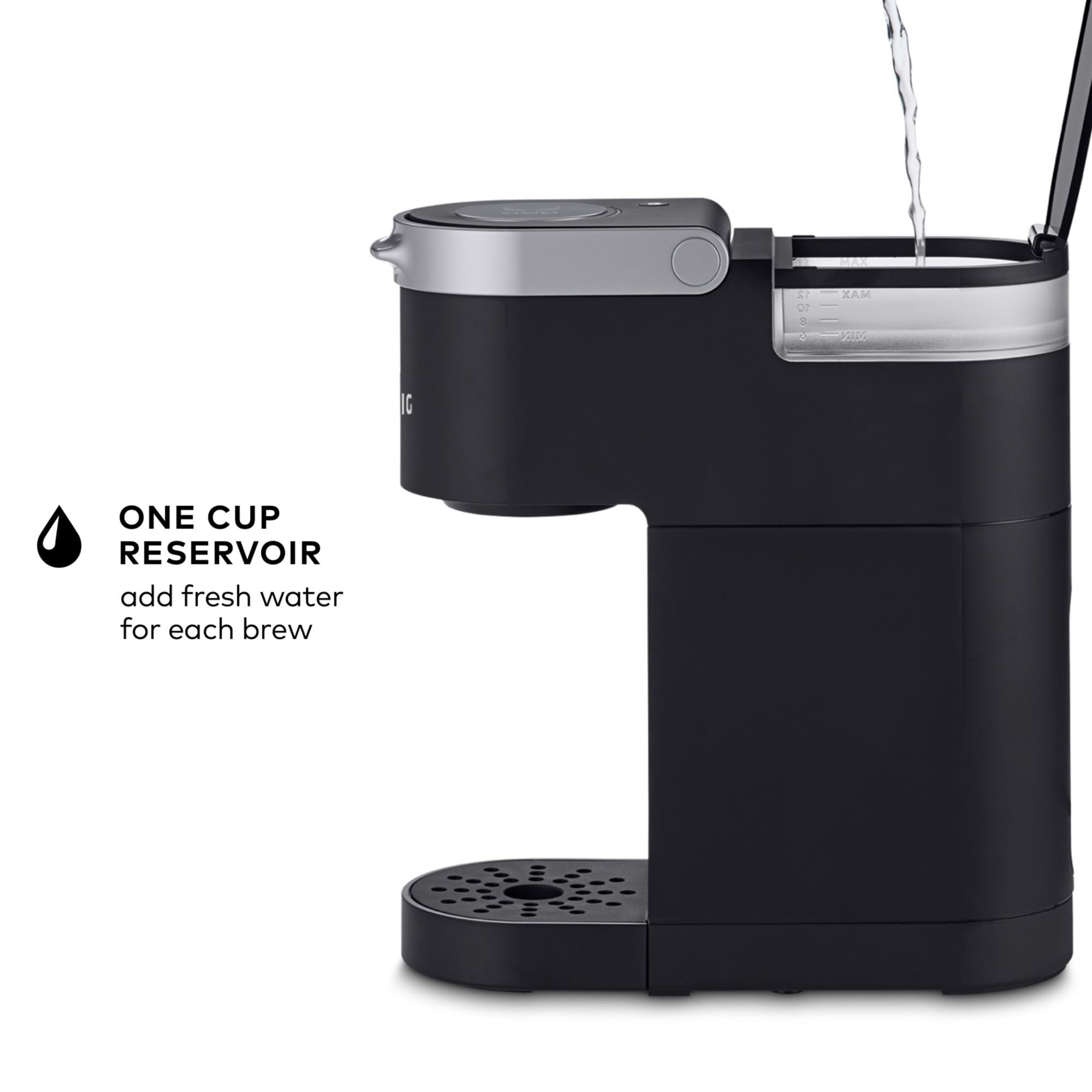 Keurig K-Mini Single Serve K-Cup Pod Coffee Maker, 6 To 12Oz Brew Size, With Cord Storage, Perfect For Small Spaces, Black