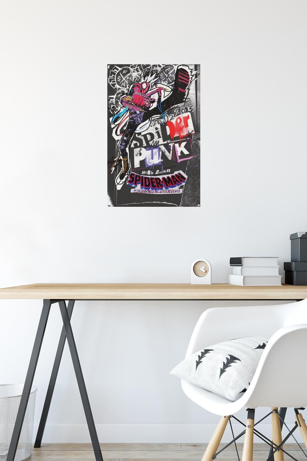 Trends International Marvel Spider-Man: Across The Spider-Verse - Spider-Punk One Sheet Wall Poster, 14.72'' X 22.37'', Premium