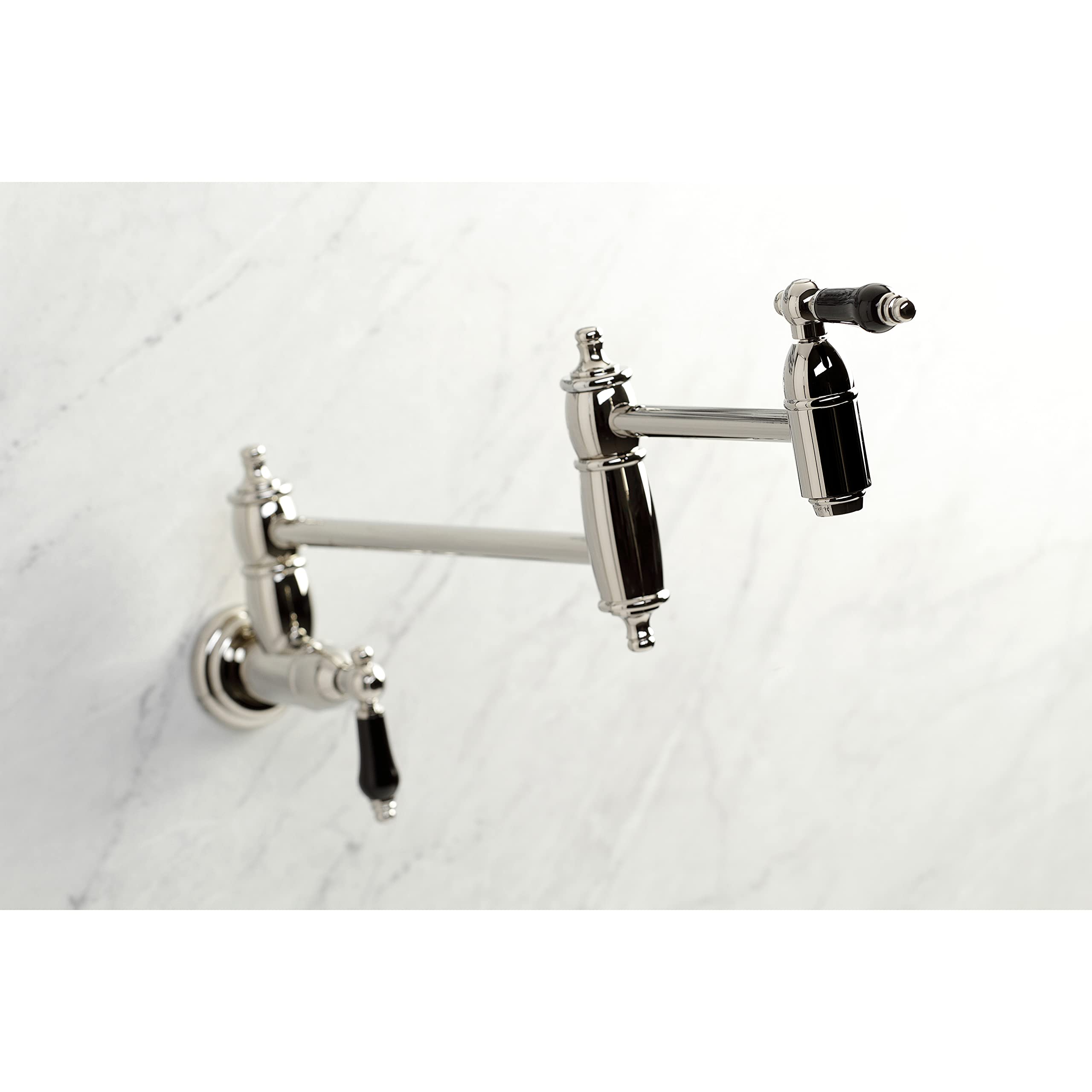 Kingston Brass KS3106PKL Duchess Wall Mount Pot Filler  Polished Nickel