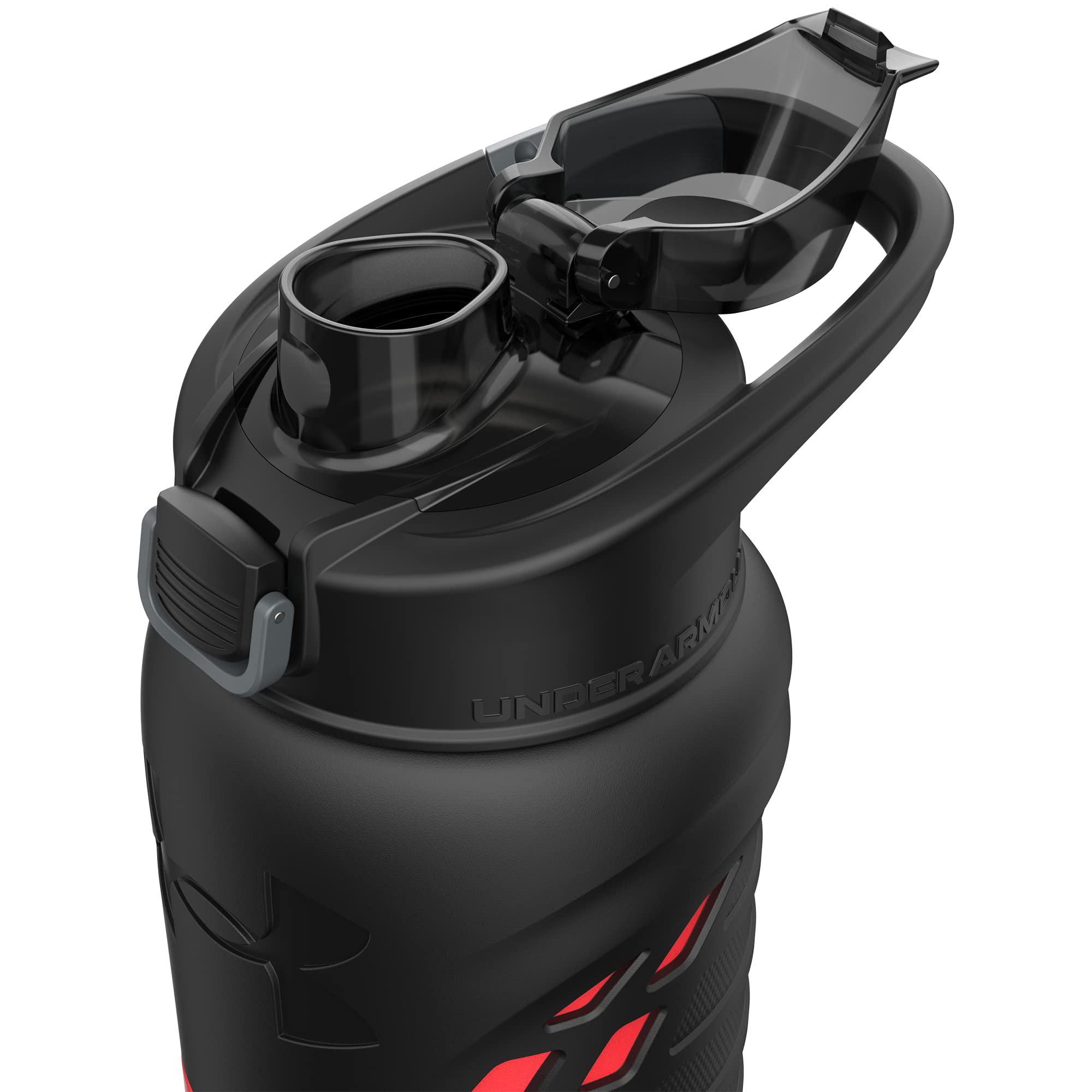 Under Armour 24Oz Stainless Steel Water Bottle, Insulated, Carabiner Easy Carry Hook, Leak Proof, Kids & Adults, All Sports, Gym