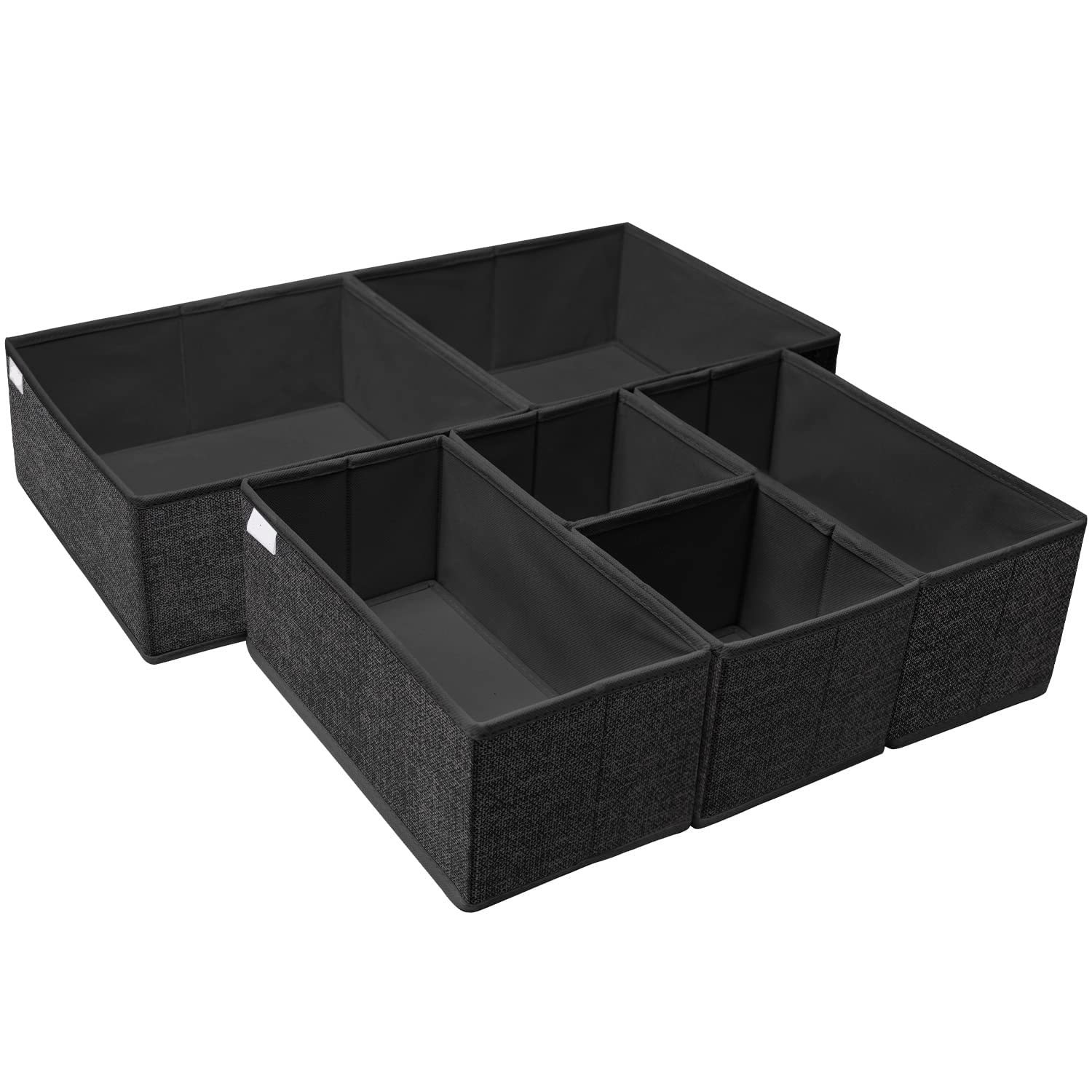 Storescent Clothes Drawer Organizer Dividers, Foldable Closet Dresser Drawer Organizer For Clothing, Bra Sock Underwear Drawer O