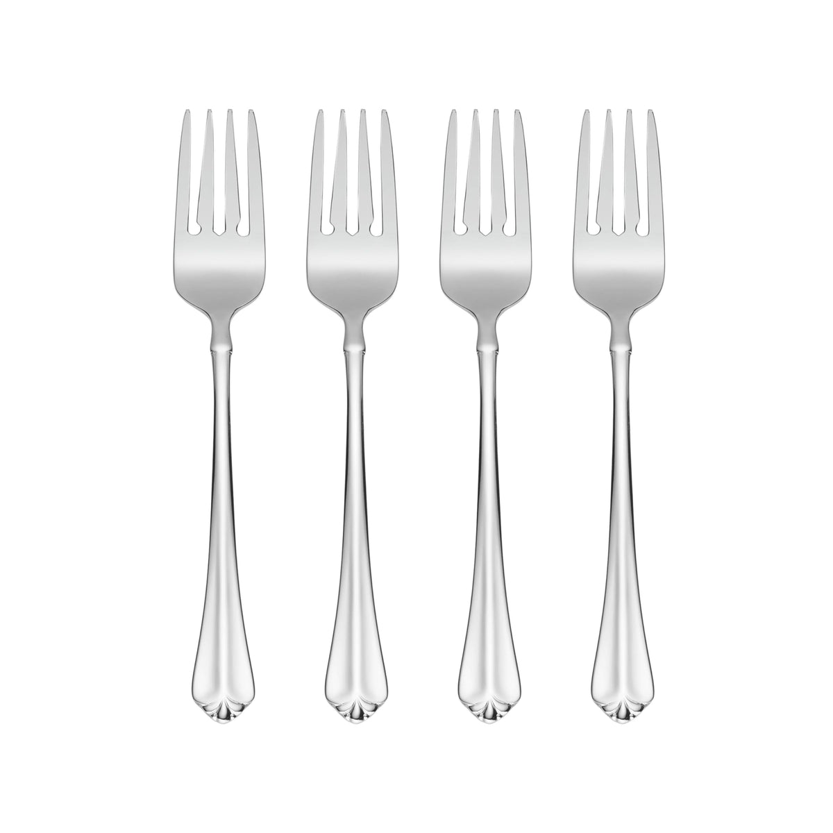 Oneida Julliard Flatware, Set Of 4 , 18/10 Stainless Steel, Silver
