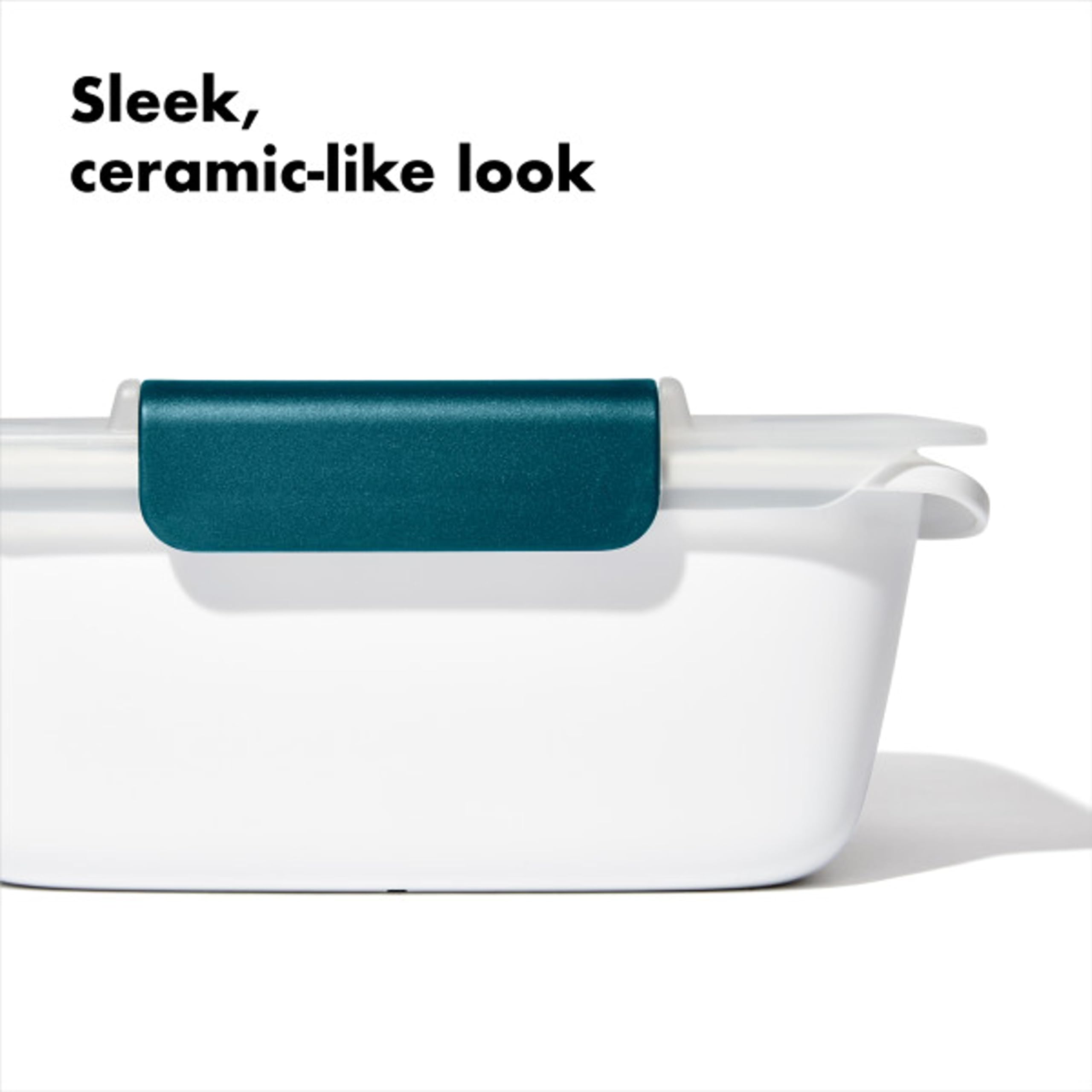 Oxo Good Grips Prep & Go 6.3 Cups Salad Container | Leakproof Food Storage | Ideal For Separating Proteins And Greens | Bpa Free