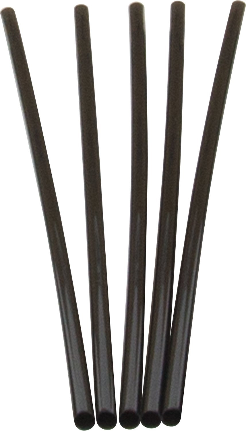 Cell-O-Core BS808BLK10/500 Collins Straw 8'' Length Black (10 Packs of ...