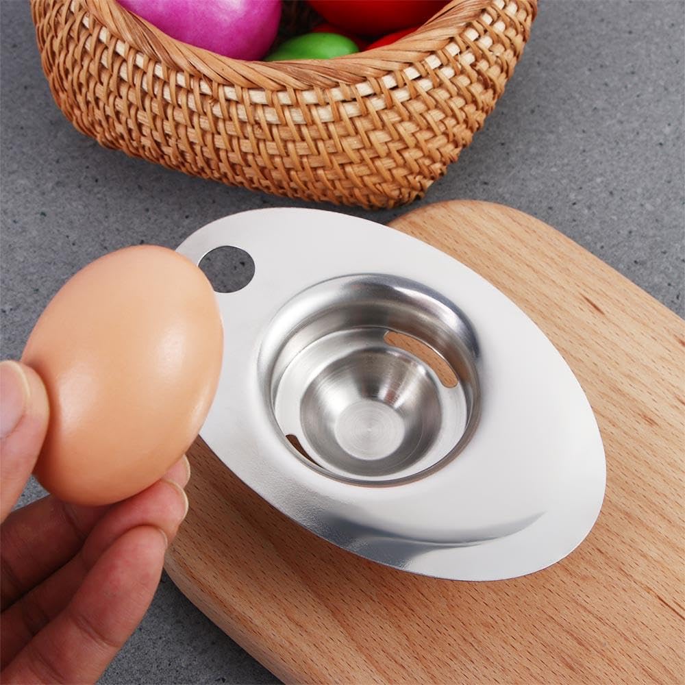 Egg Separator, Stainless Steel Egg Yolk White Separator, Professional Egg Separator Tool For Baking Cake, Egg Custards, Mayonnai