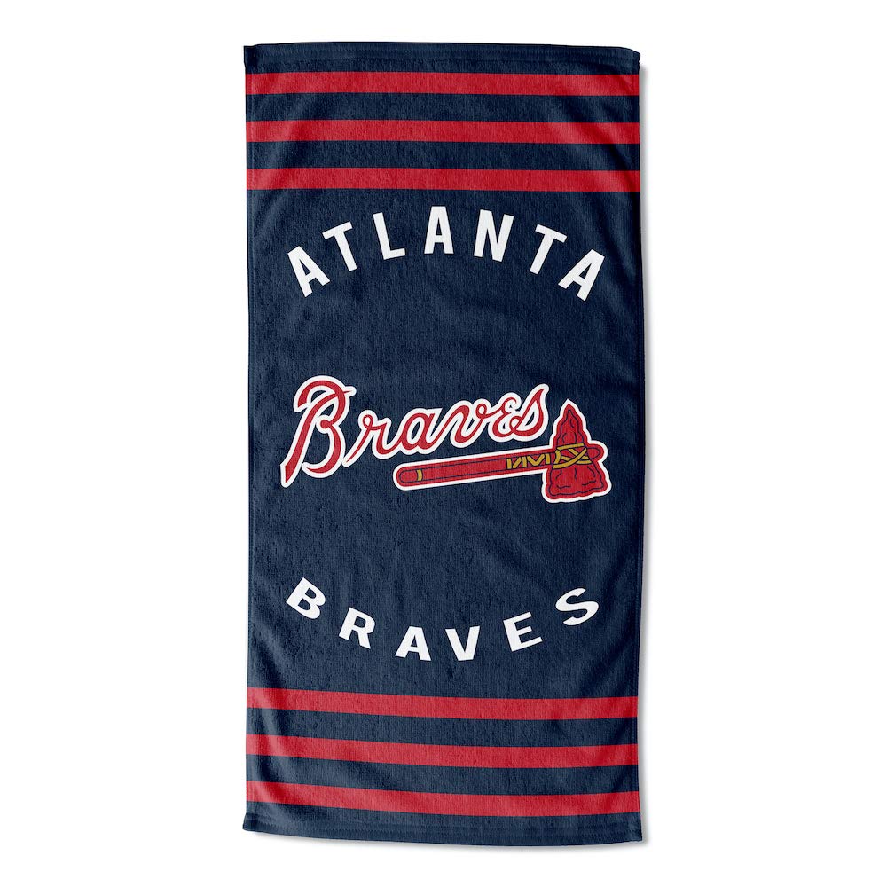 The Northwest Company MLB Atlanta Braves Beach Towel, Blue, 30 x 60