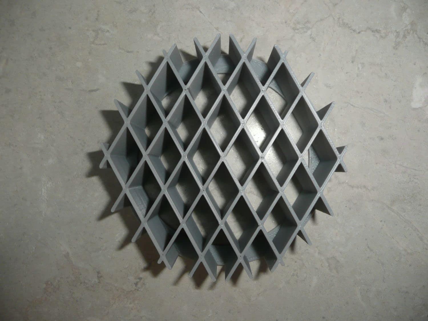 Diamond Lattice Design Pattern Concha Cutter Mexican Sweet Bread Stamp Made In Usa Pr4627 Gray