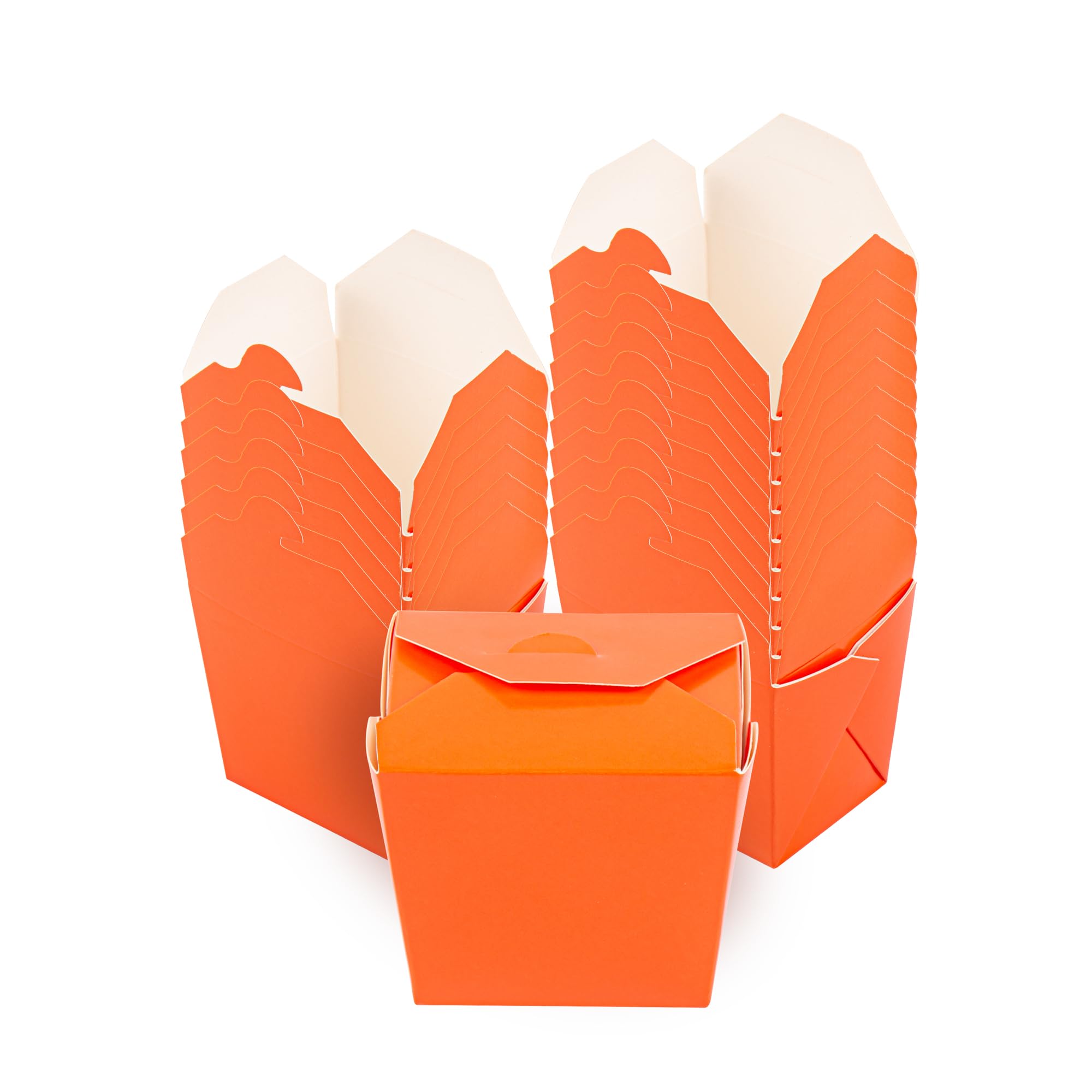 Restaurantware Chinese Take Out Boxes 200 Pack of 8 oz Grease-resistant Party Take Out Food Containers Disposable Stackable Asia