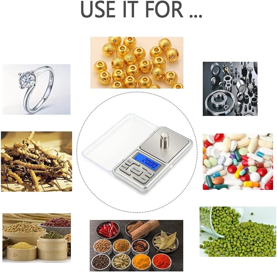 Outdazzle- Pocket Weight Machine | Weight Machine For Gold | Jewellery Scale | Pocket Weight Scale Digital | Pocket Weighing Sca