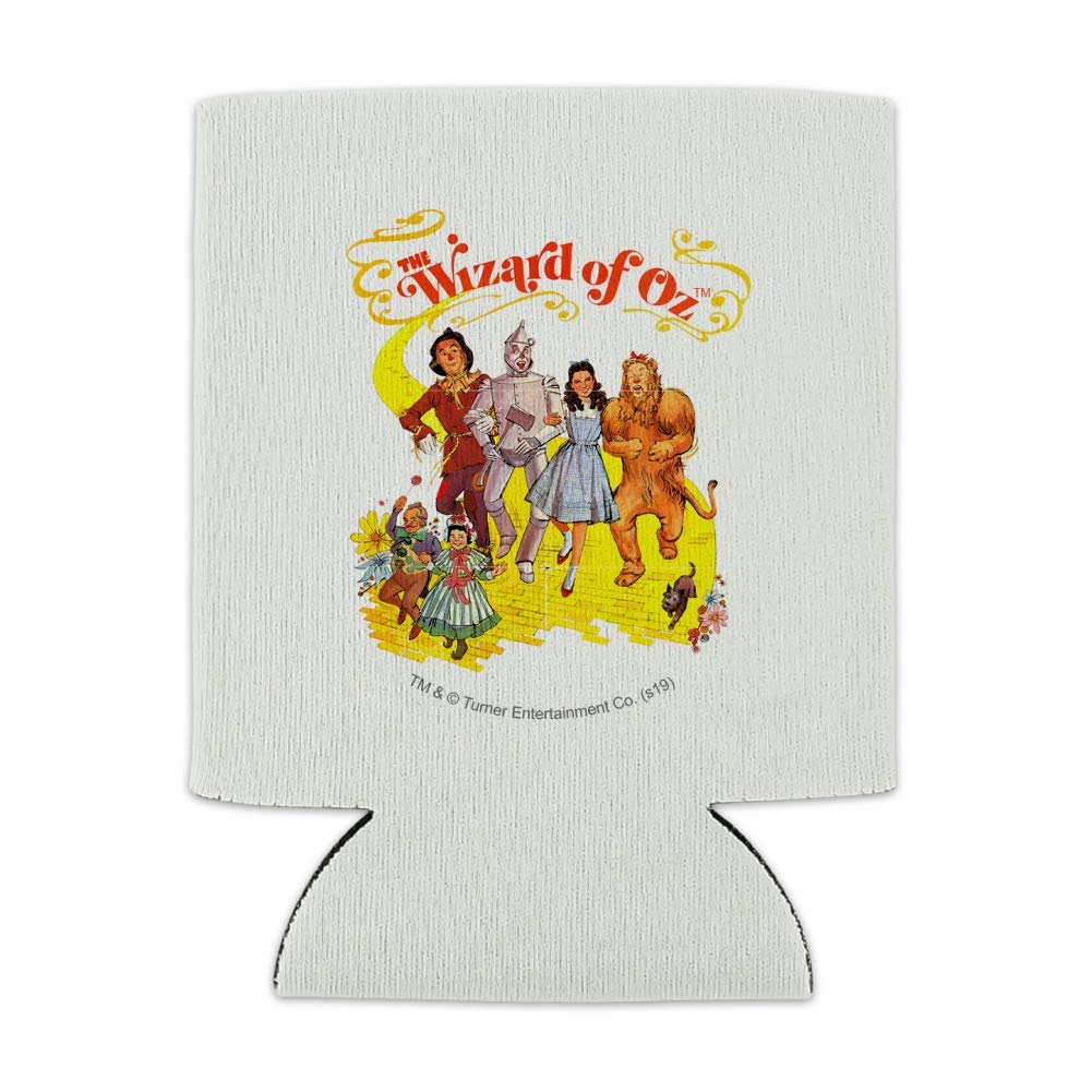The Wizard Of Oz Yellow Brick Road Can Cooler - Drink Sleeve Hugger Collapsible Insulator - Beverage Insulated Holder