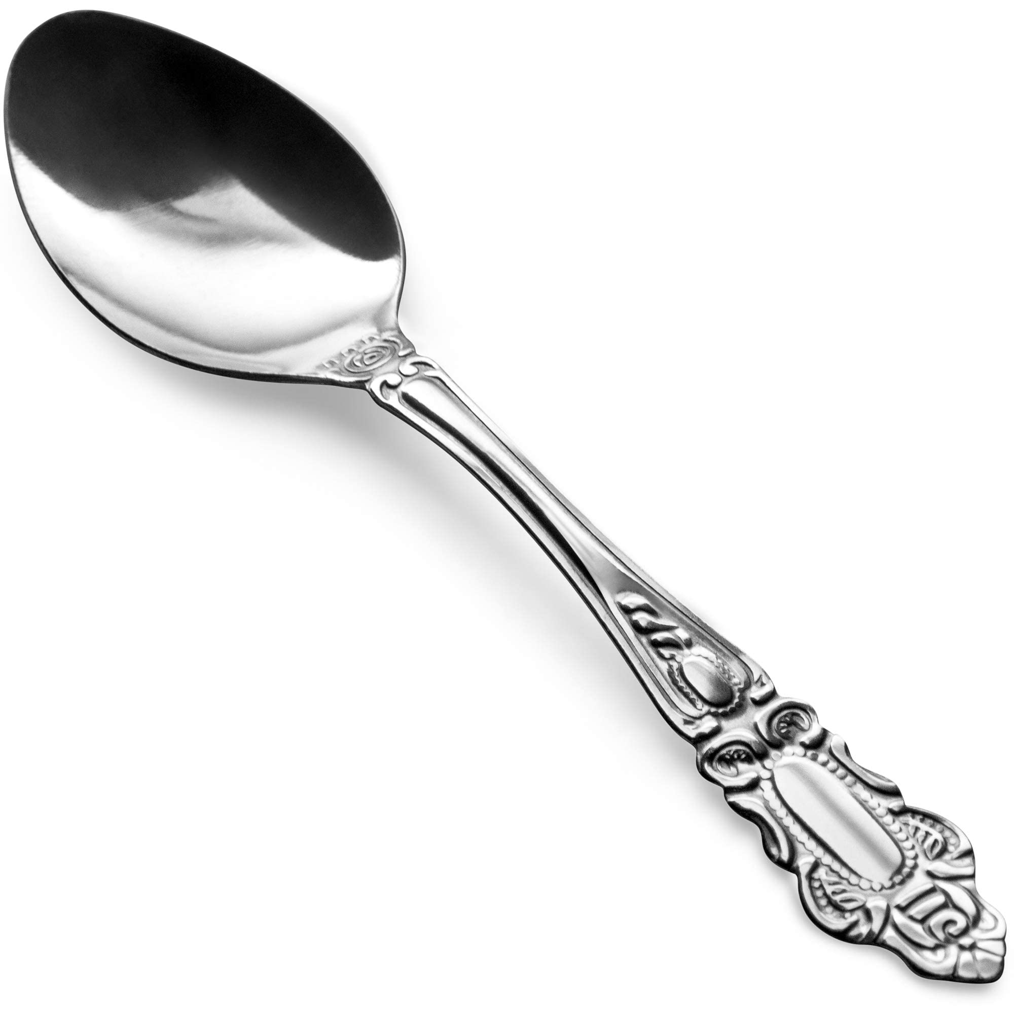 Decorrack 24 Pieces Teapoons, Food Grade Stainless Steel Teaspoons, 5.5 Inches, Flatware For Home, Restaurant, Dishwasher Safe.