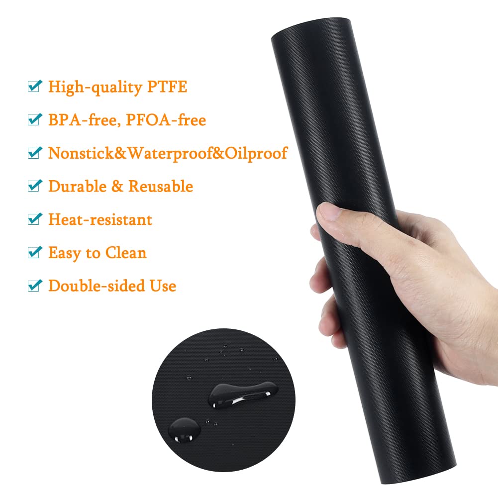 Bykitchen Air Fryer Oven Liners, 11X12 Inches, Set Of 4, Reusable Toaster Oven Liners, Compatible With Ninja Flip Up Sp101 Sp201