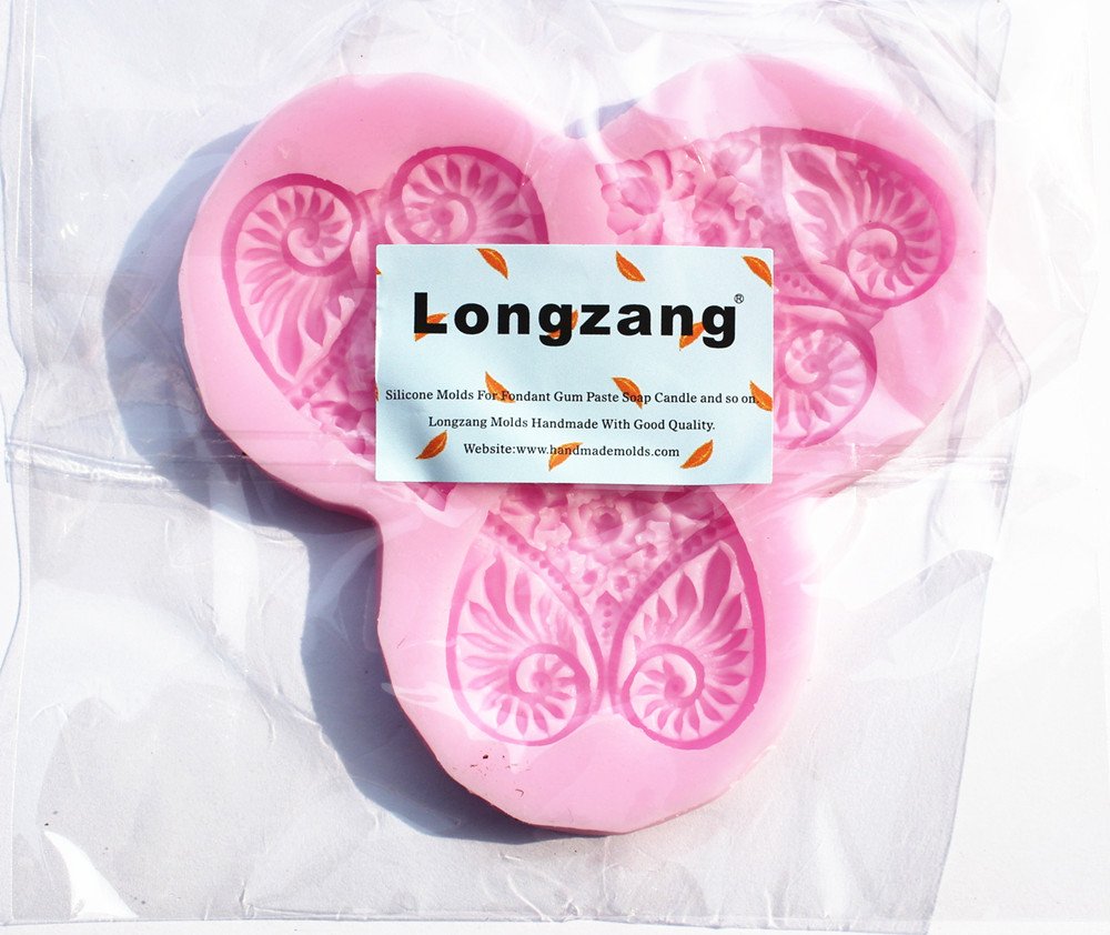 Longzang Mini Flowers F0048 Fondant Mold Silicone Sugar Mini Mold Craft Molds Diy Cake Decorating