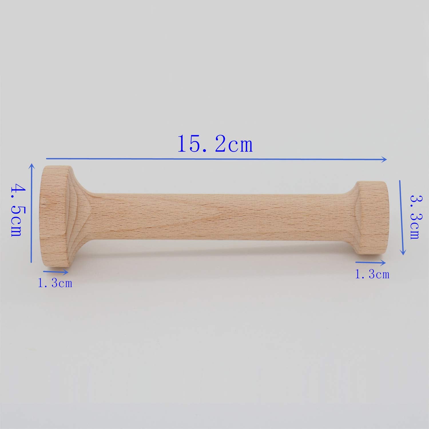 1 Piece Tart Tamper Double Sided Pastry Dough Tart Tamper Wooden Pastry Tamper Diy Baking Shaping Kitchen Tool Cheesecakes Desse