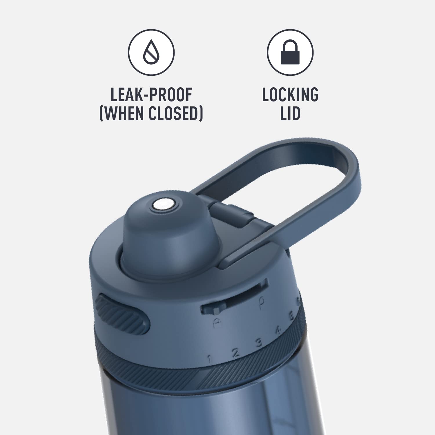Alta Series By Thermos Hydration Bottle With Spout, 24 Ounce, Slate